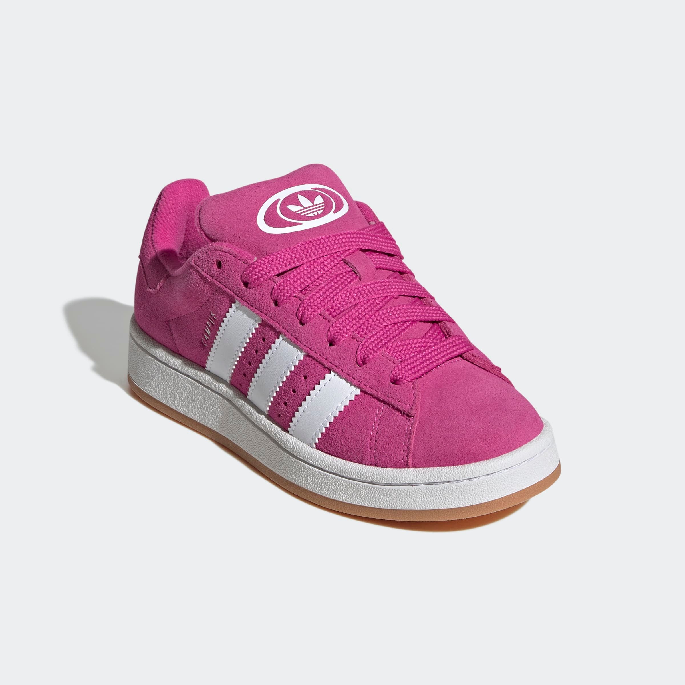 Mädchen Sneaker "CAMPUS 00S", ADIDAS ORIGINALS, Gr. 37, rosa, Leder, Synthetik, Schuhe, für Kinder und Jugendliche, mit Gummilaufsohle, mit Schnürung