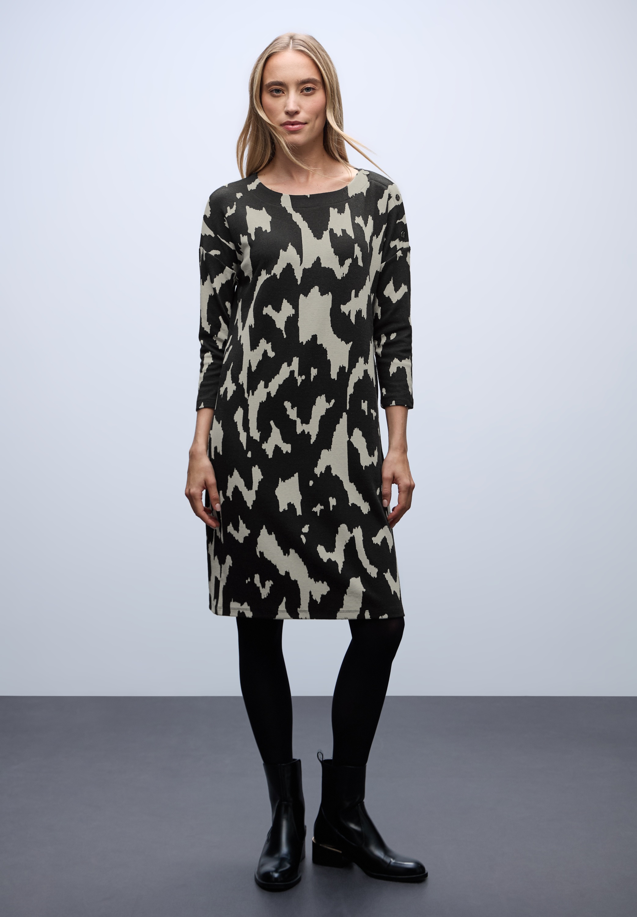 STREET ONE Midikleid Ohne Taschen knielang