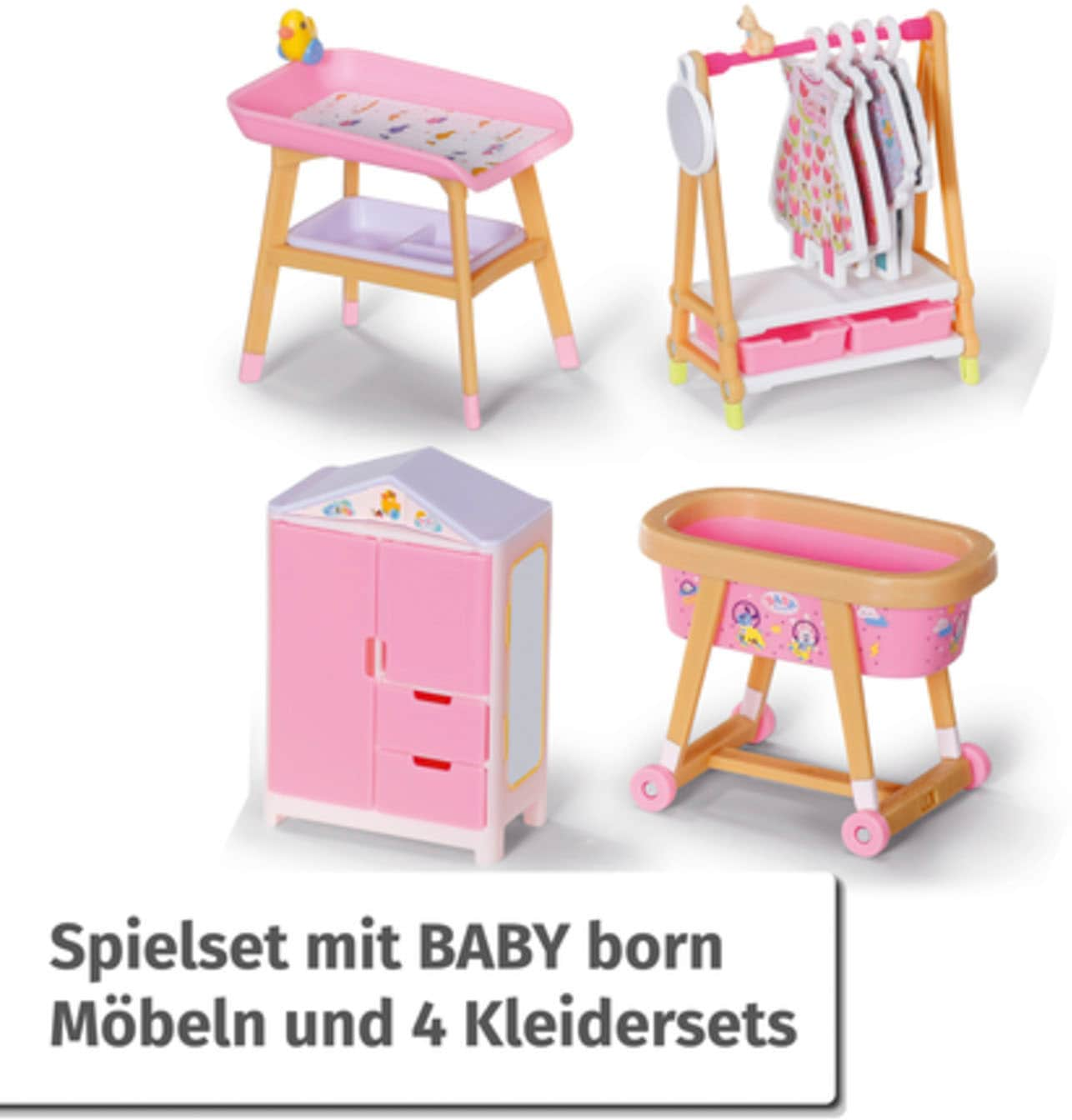 Baby Born Puppenmöbel »Baby born® Minis Spielset Puppenmöbel«