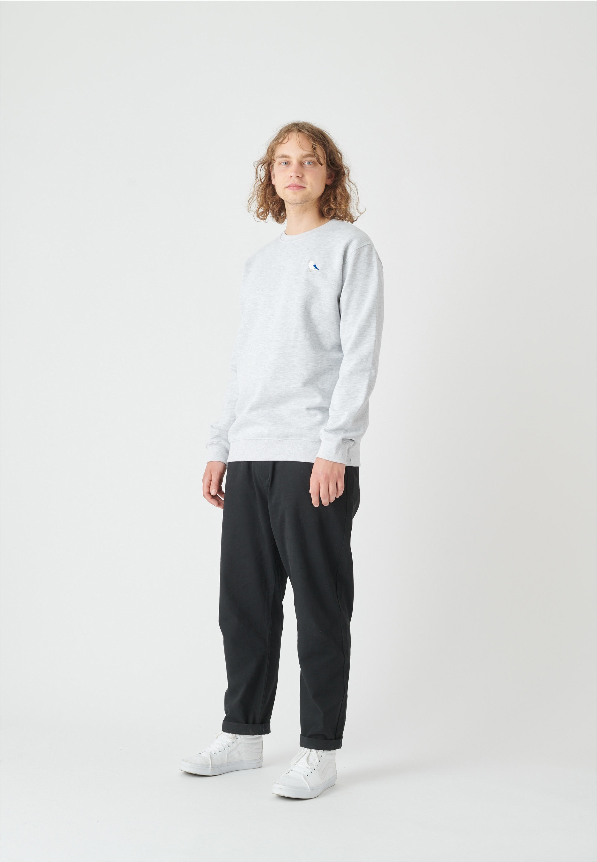 Cleptomanicx Sweatshirt »Embro Gull«, mit kleiner Möwen-Stickerei