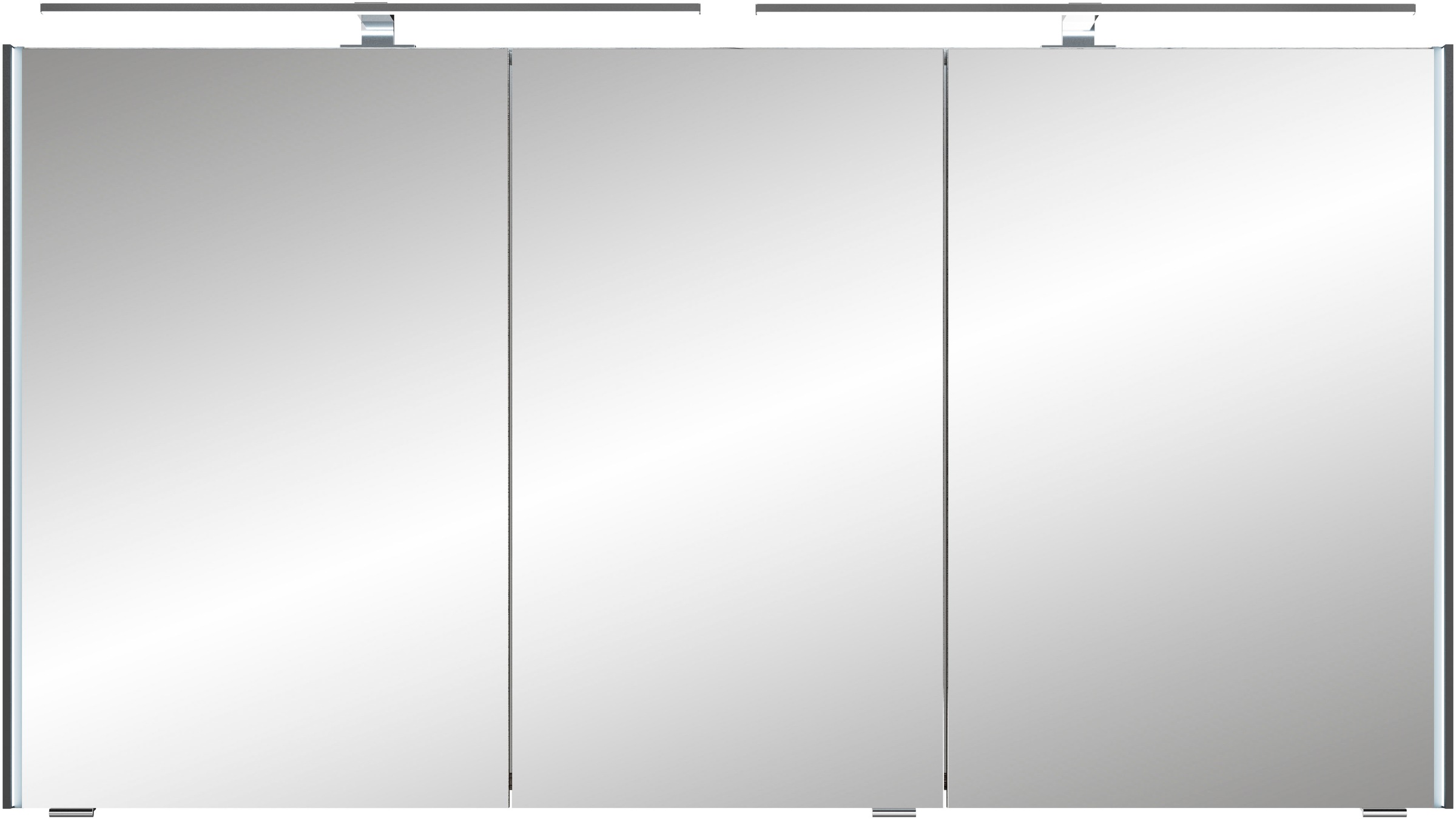 Saphir Spiegelschrank »Serie 7045 Badezimmer-Spiegelschrank inkl. LED-Beleuchtung, 3 Türen«, Badschrank 133,2 cm breit, inkl. LEDplus Schalter und Türdämpfer