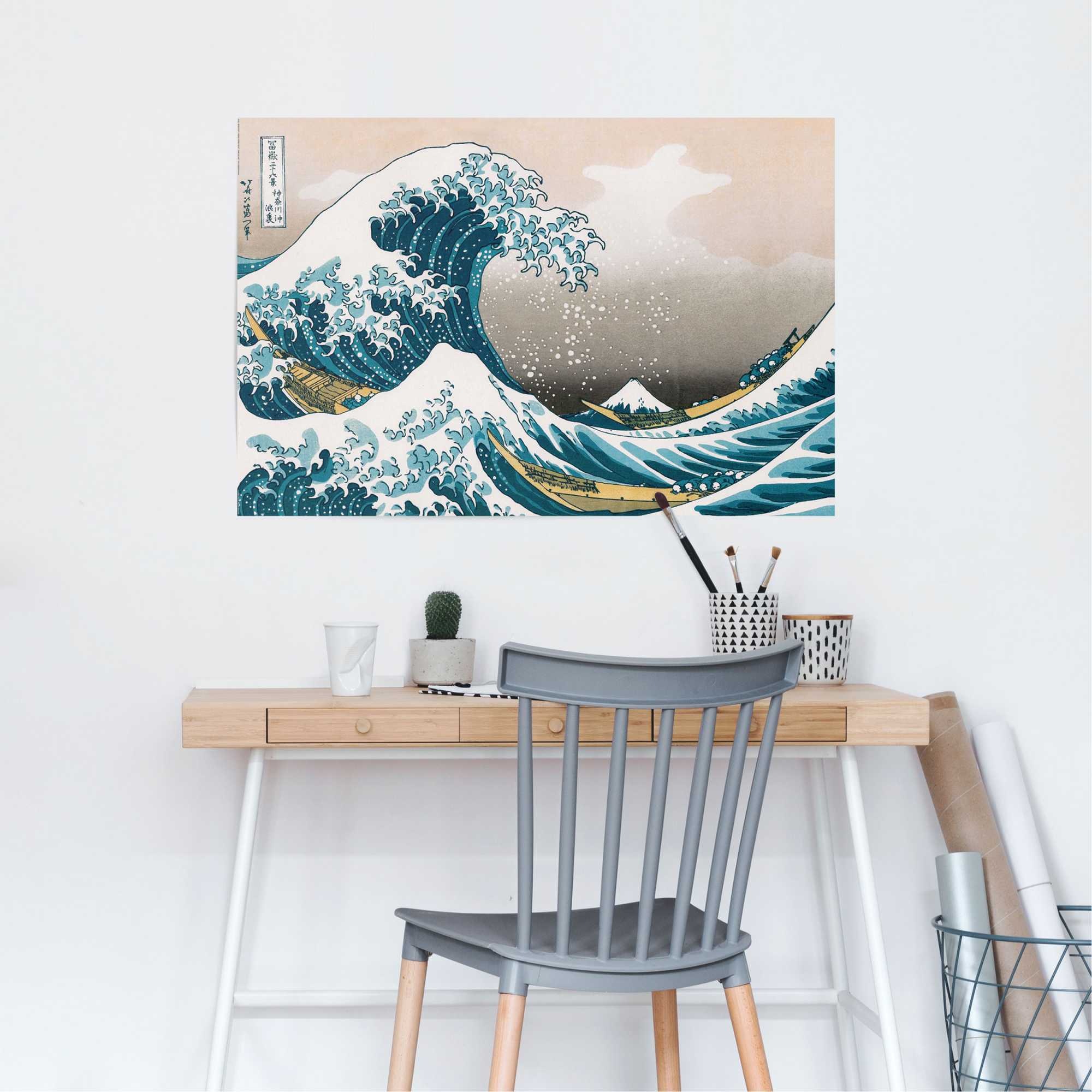 Reinders Poster "Große Welle - Hokusai" günstig online kaufen