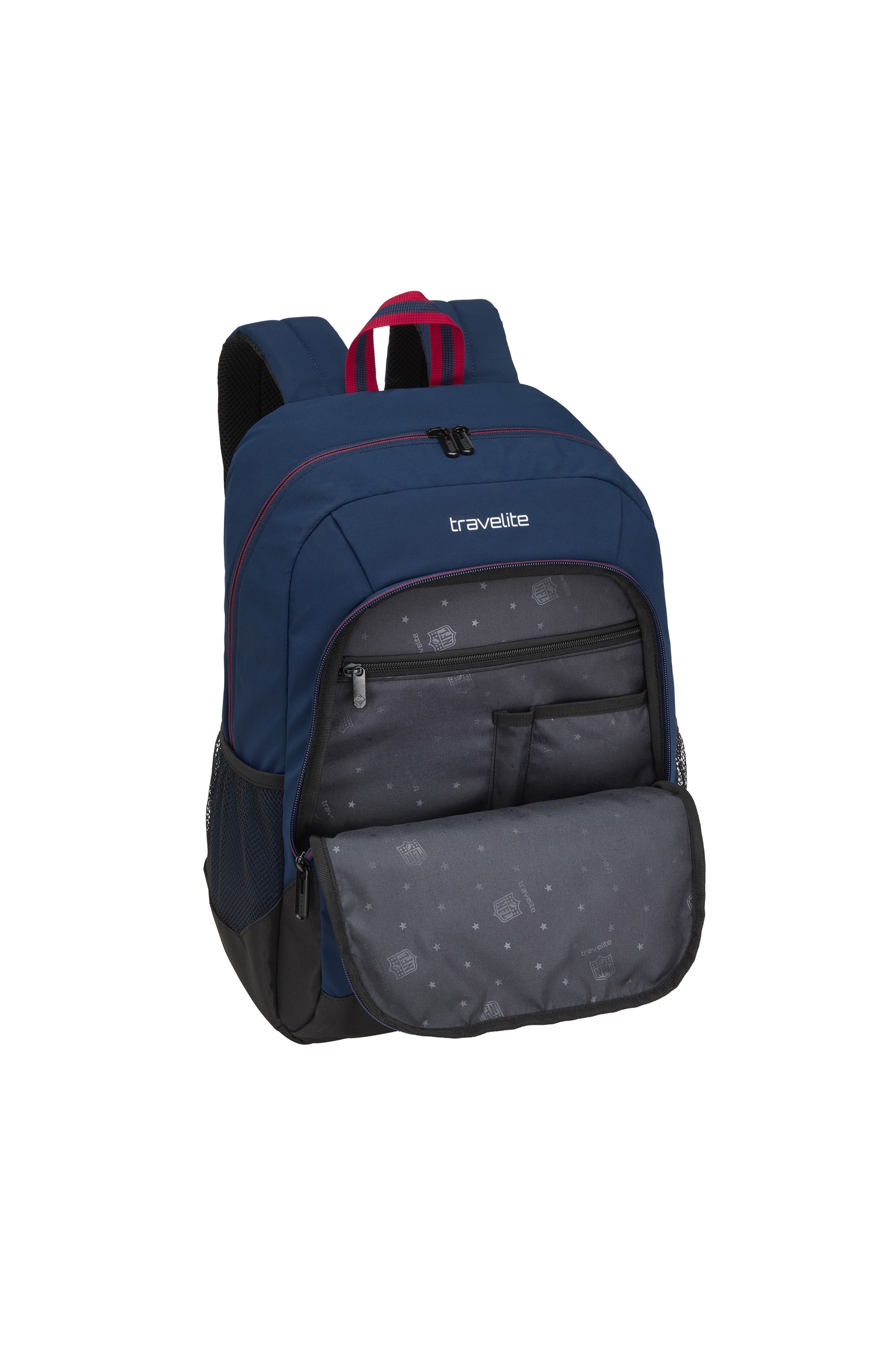 travelite Schulrucksack »travelite x NFL College Rucksack mit Laptopfach« Unisex, Laptop-Rucksack, 15"-Laptopfach, mit Aufsteckfunktion