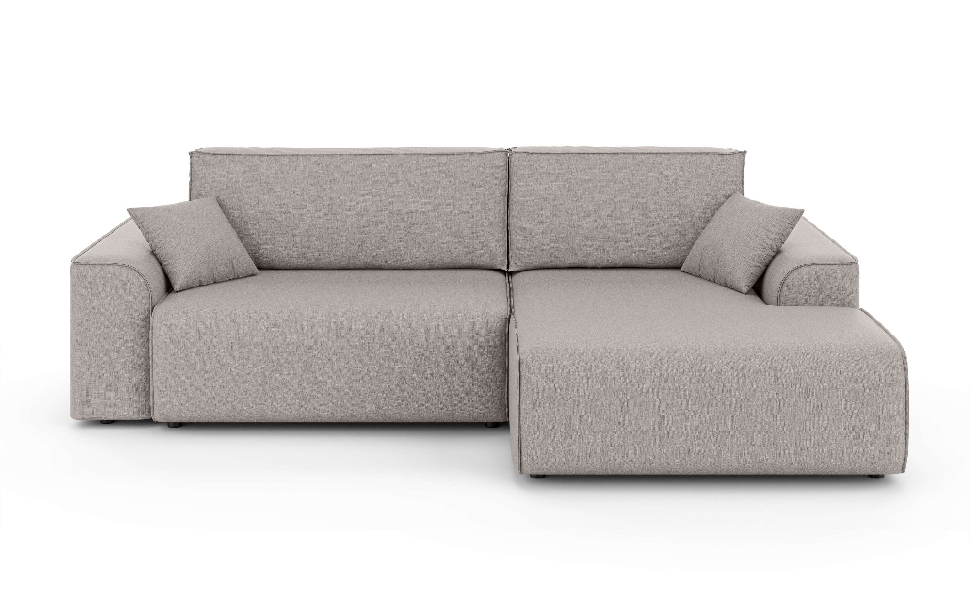 Home affaire Ecksofa "Santenay mit Bettfunktion und Bettkasten, Maße: B/T/H günstig online kaufen