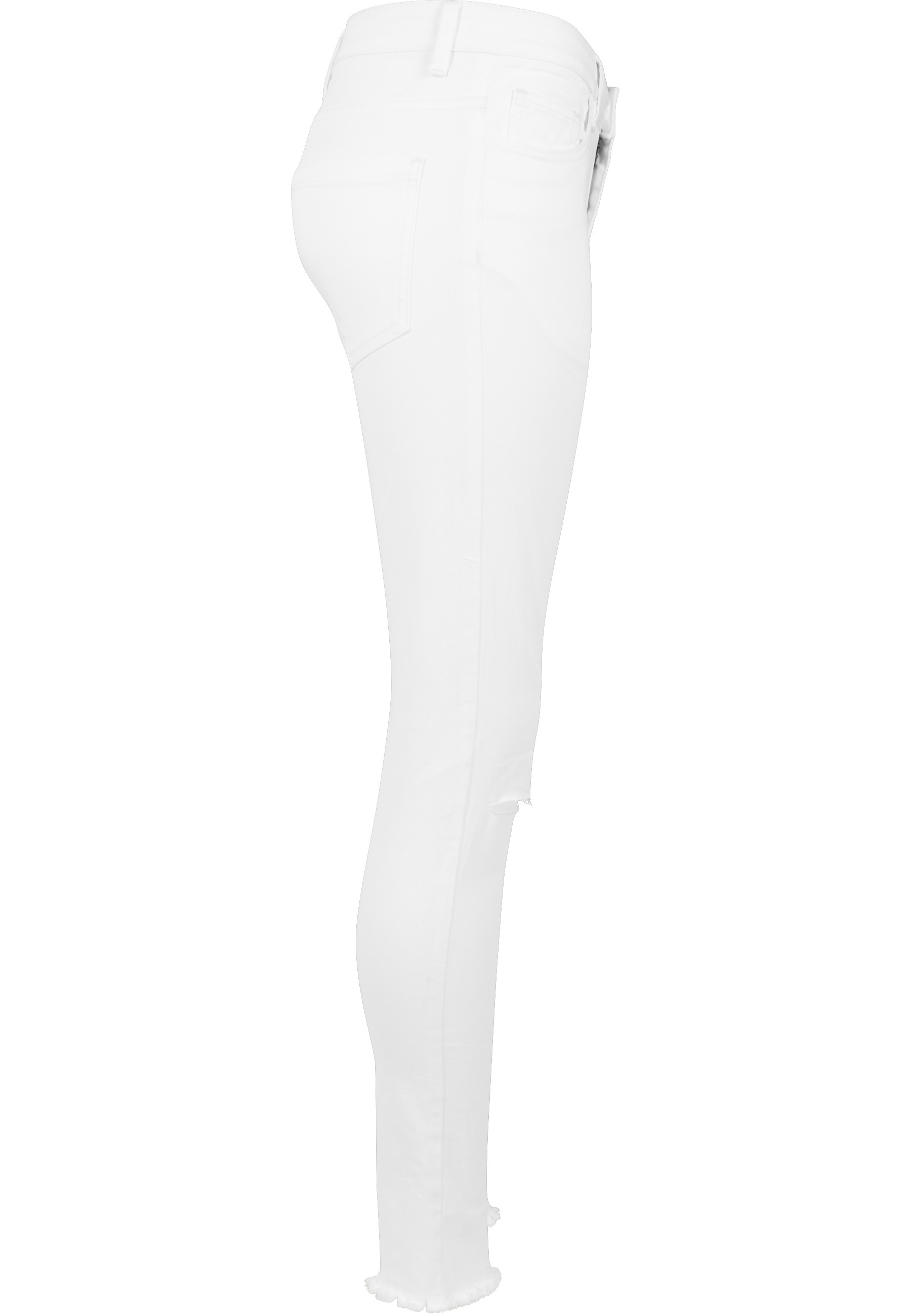 URBAN CLASSICS Bequeme Jeans »Urban Classics Damen Ladies Cut Knee Pants« 1 Stk.