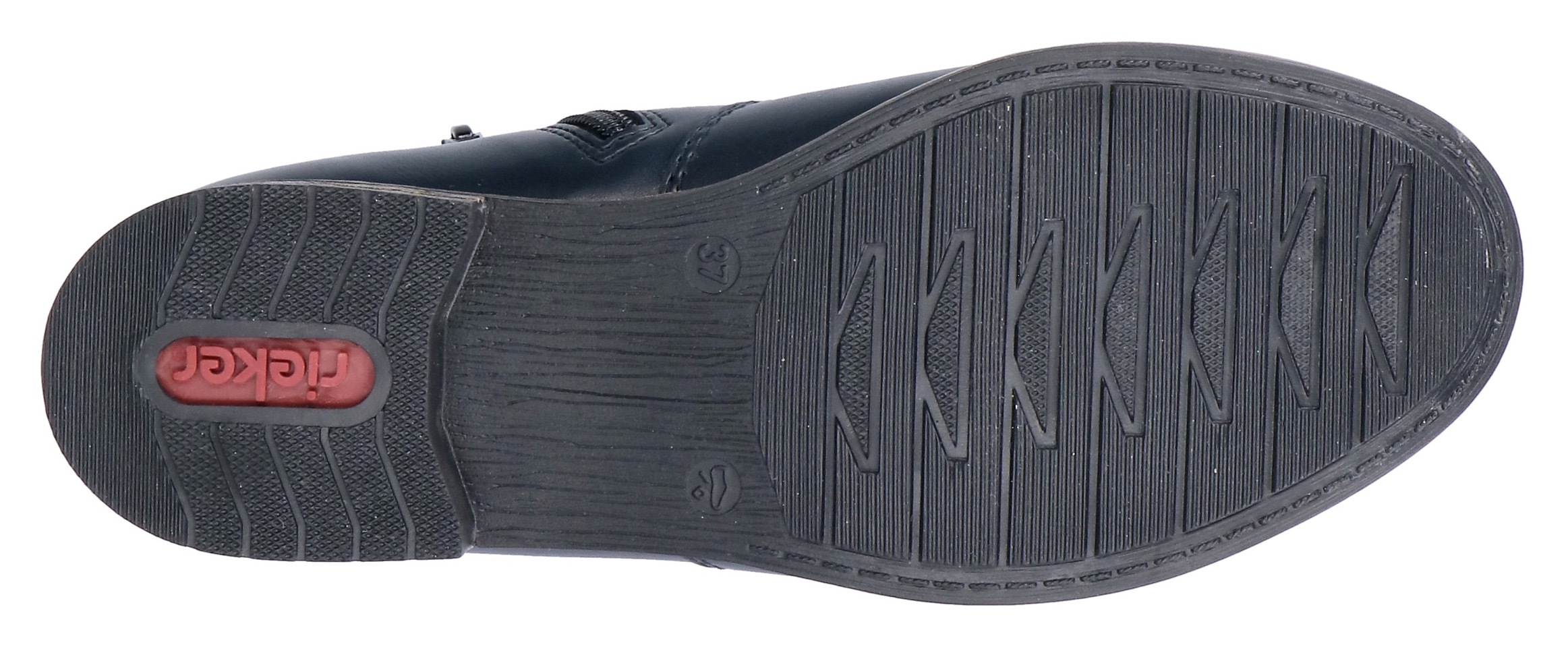 Rieker Winterstiefelette, Chelseaboots, Winterboots, Blockabsatz, mit Innenreißverschluss