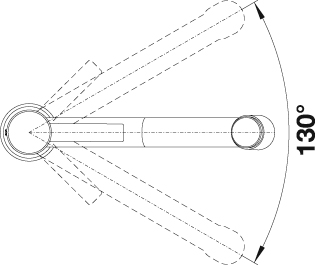 Blanco Küchenarmatur »AMBIS-S« Hochdruck, mit herausziehbarer Zweistrahlbrause