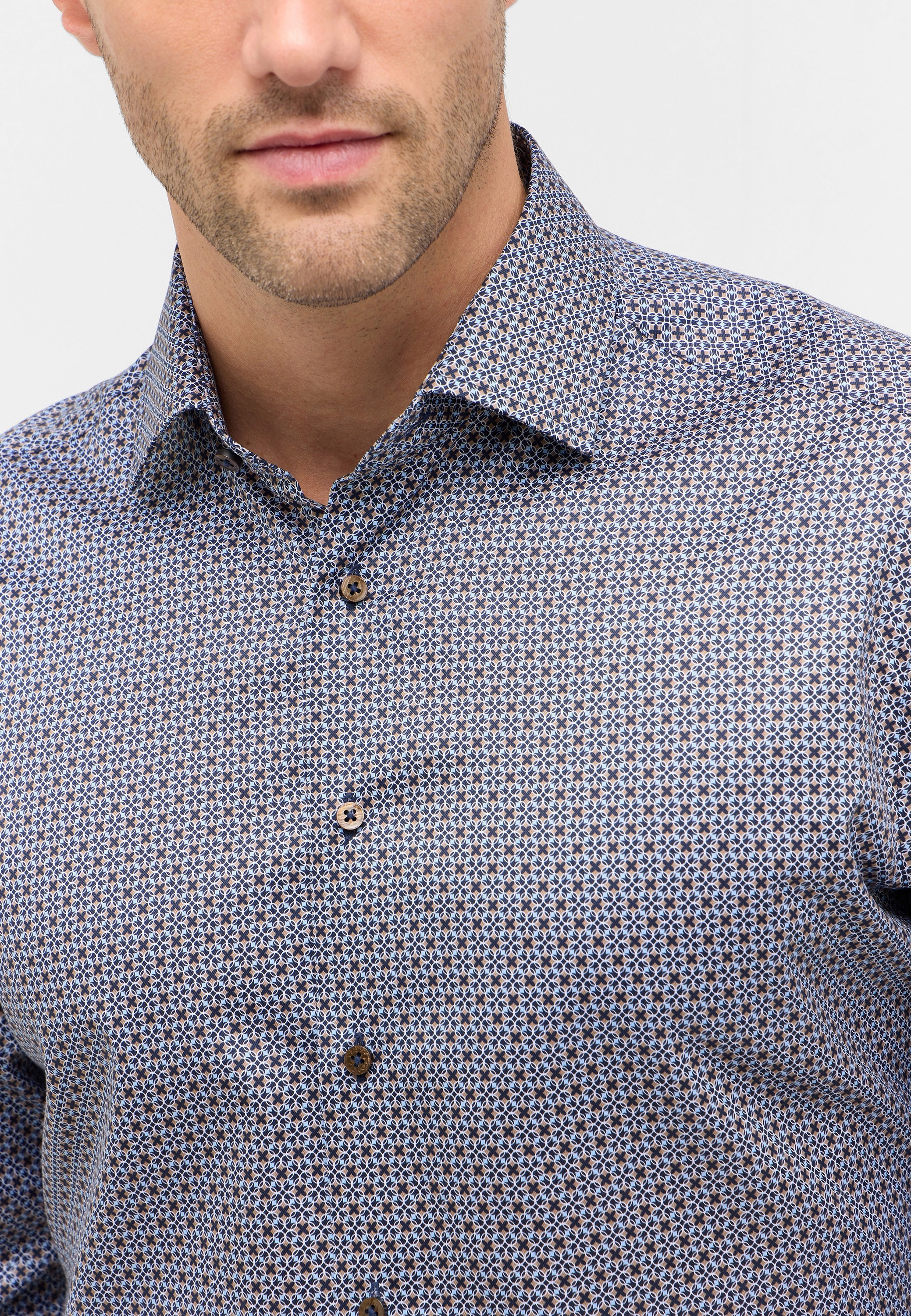 Eterna Langarmhemd »MODERN FIT«, NON IRON (bügelfrei)