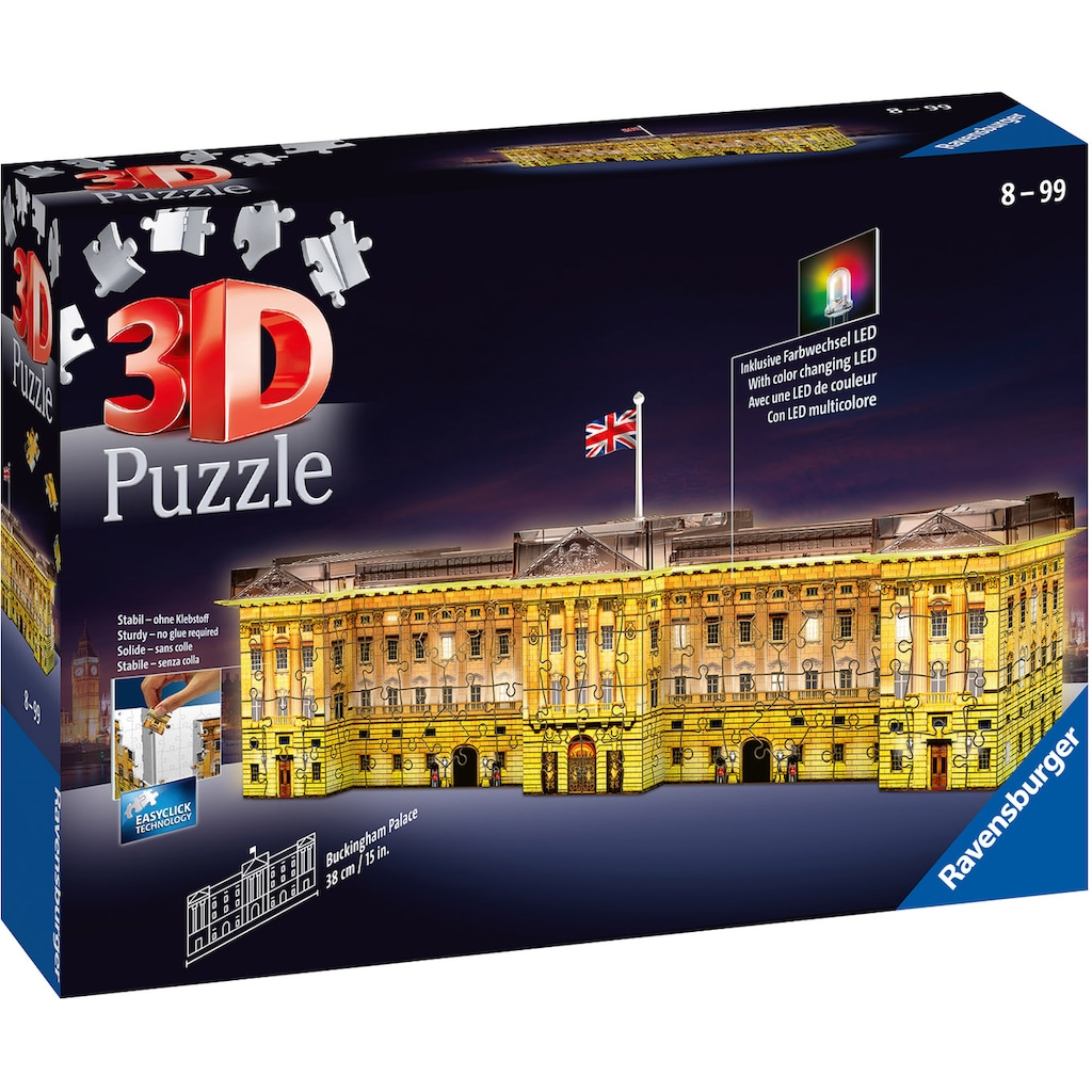 Ravensburger 3D-Puzzle »Buckingham Palace bei Nacht«