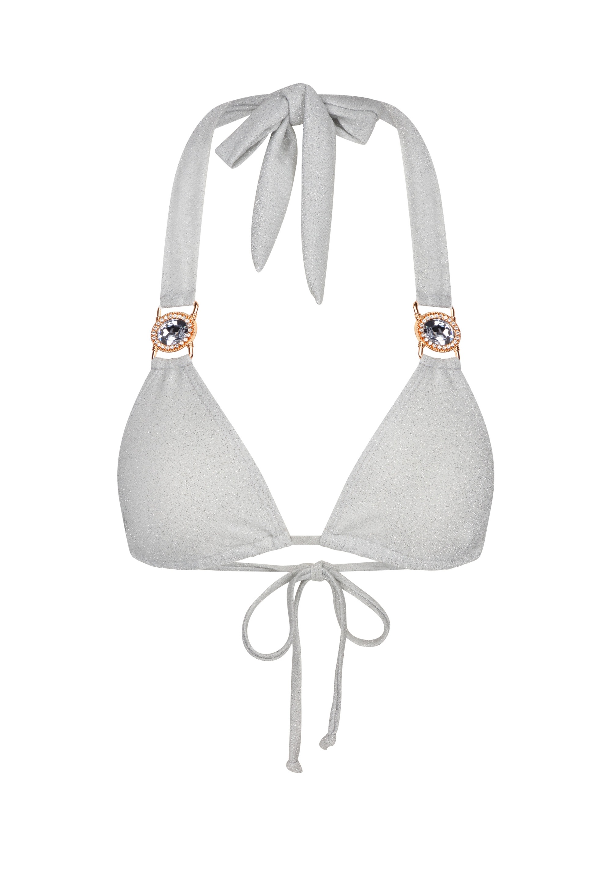 Moda Minx Triangel-Bikini-Top »Lumiere Amour Triangle«, (1 St.), mit tollem Steinbesatz