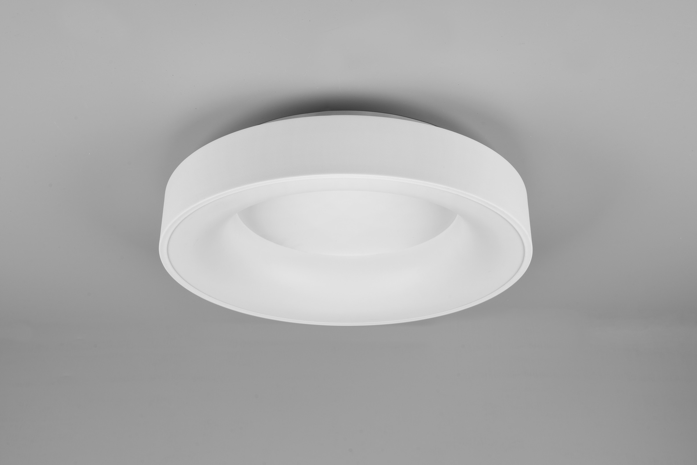 TRIO Leuchten LED Deckenleuchte »GIRONA«, 1 flammig, Leuchtmittel LED-Modul | LED fest integriert, mit Switch Dimmer dimmbar über Wandschalter, 4000K, 3200 Lm