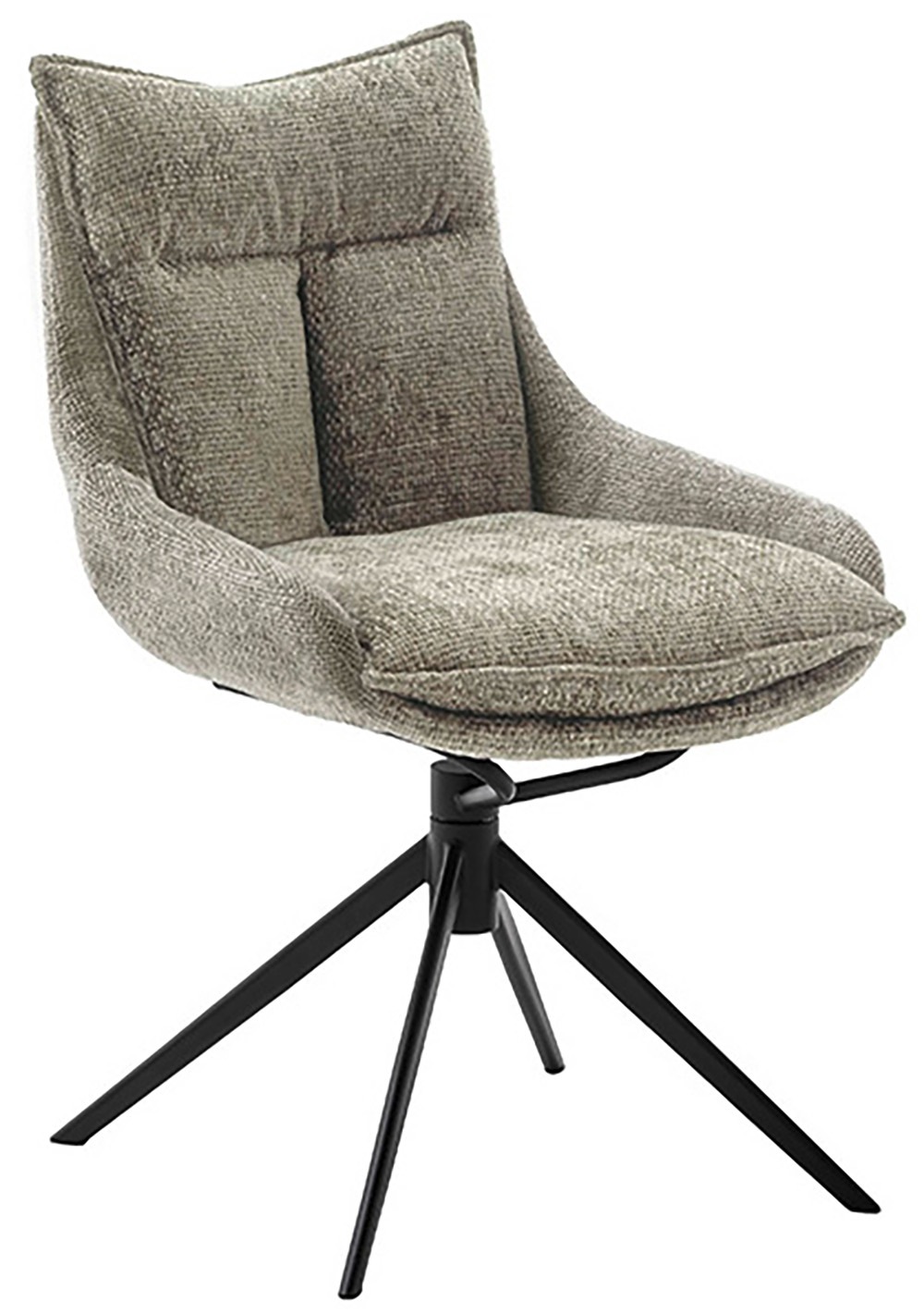 MCA furniture Esszimmerstuhl "PARKER", Strukturstoff, (2er-Set), drehbar 36 günstig online kaufen