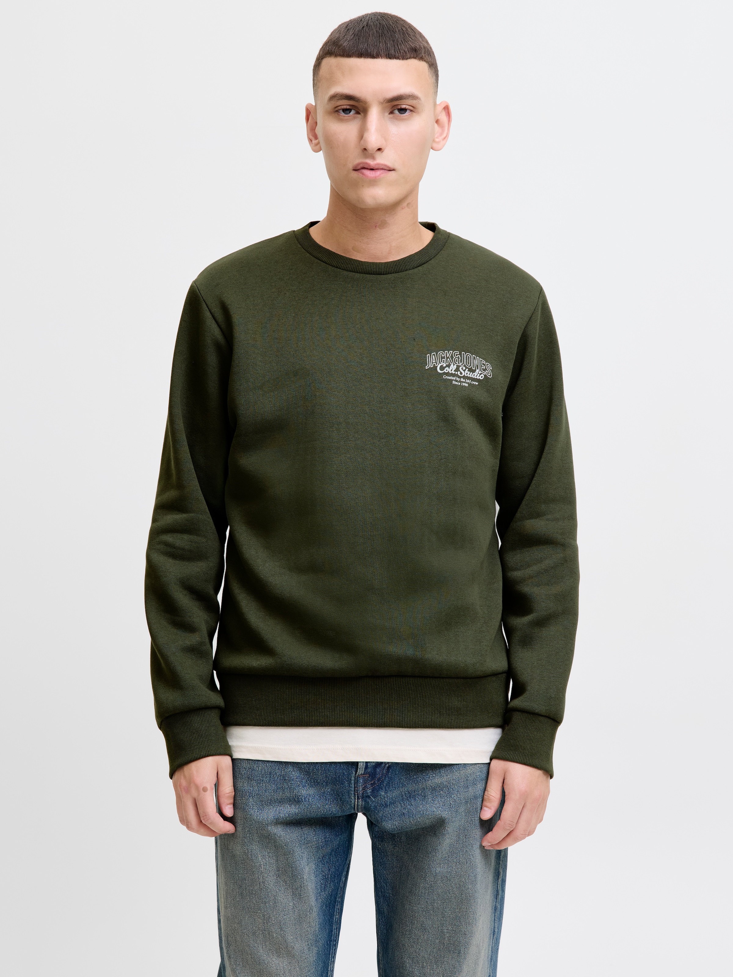 Jack & Jones Sweatshirt "JJMAKOTO SWEAT CREW NECK" günstig online kaufen