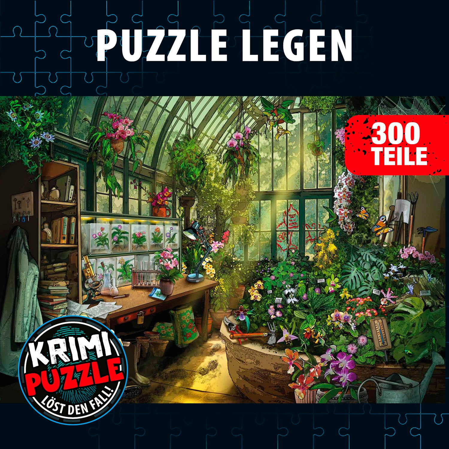 Kosmos Puzzle »Krimipuzzle Die drei ??? Die Blüte des Verderbens« Made in Germany