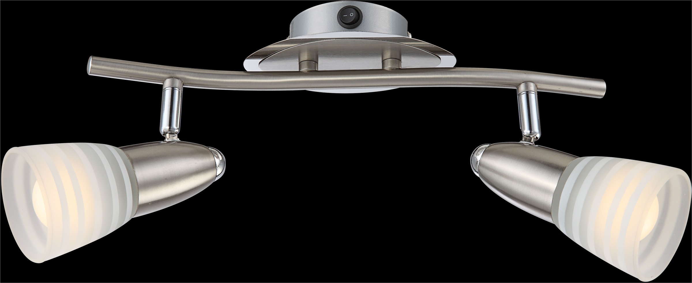 GLOBO LIGHTING Deckenstrahler »CALEB«, Leuchtmittel E14 | Leuchtmittel wechselbar, LED-Strahler/Glas opal/3000K/Wohnzimmer/Flur