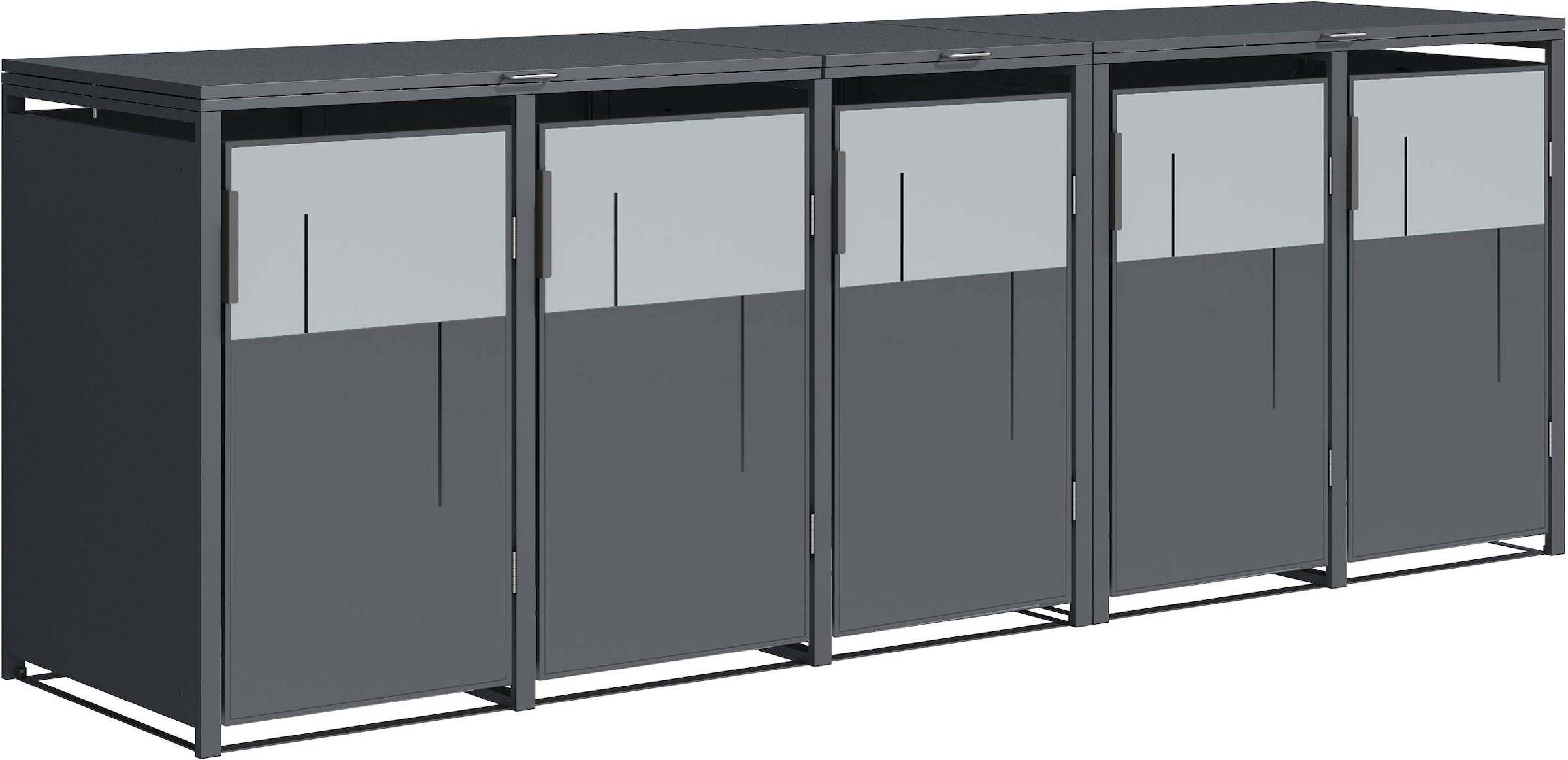 Tchibo Anthrazit - Mülltonnenbox - 330X80x116cm - Image 2