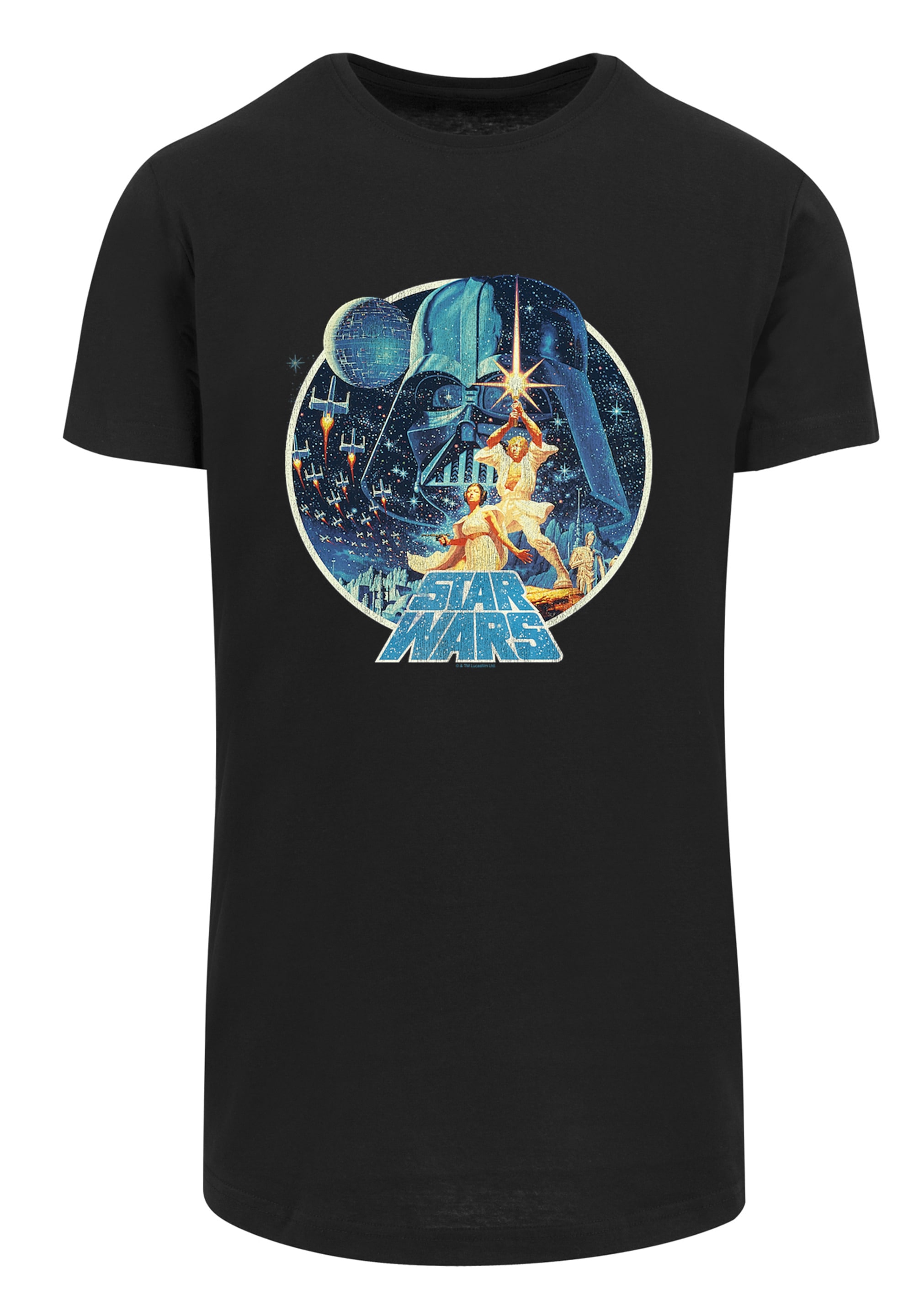 F4NT4STIC Kurzarmshirt "F4NT4STIC Herren Star Wars Vintage Victory with Sha günstig online kaufen