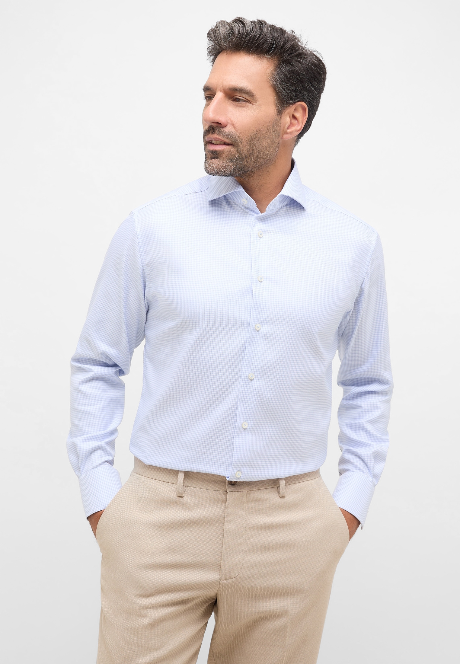 Eterna Langarmhemd "MODERN FIT", NON IRON (bügelfrei) günstig online kaufen