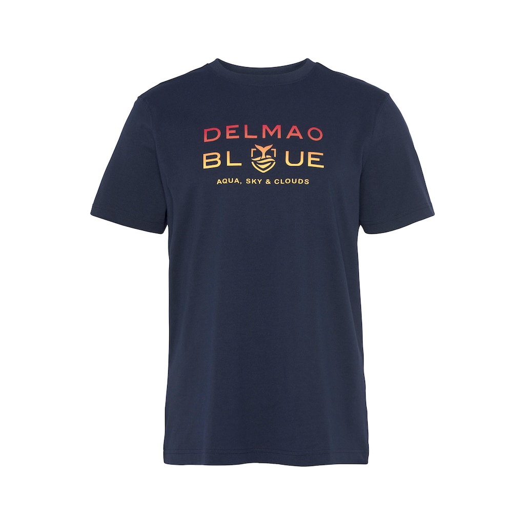 DELMAO T-Shirt, mit modischem Brustprint - NEUE MARKE!