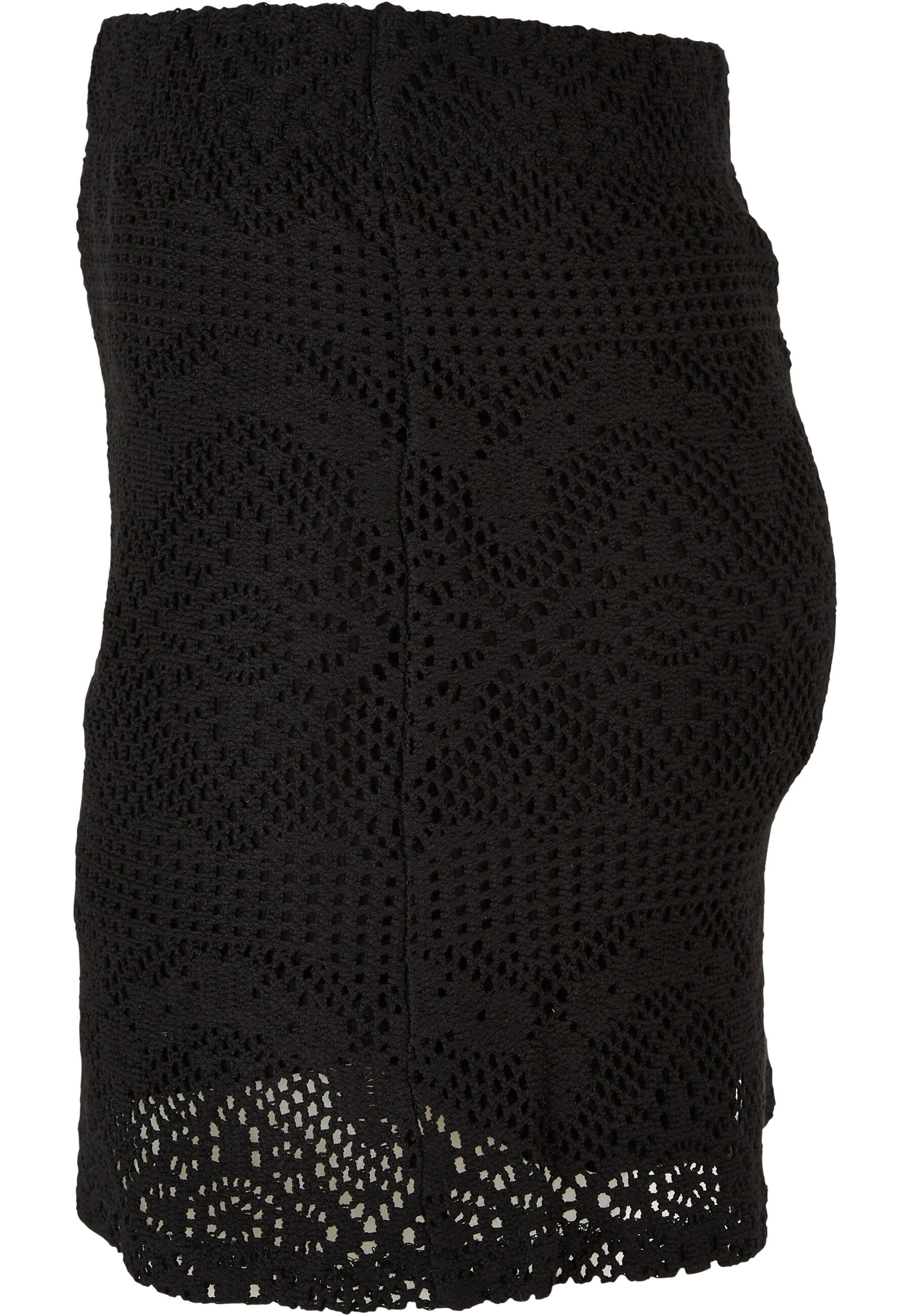 URBAN CLASSICS Jerseyrock »Urban Classics Damen Ladies Crochet Lace Mini Skirt«, (1 tlg.)
