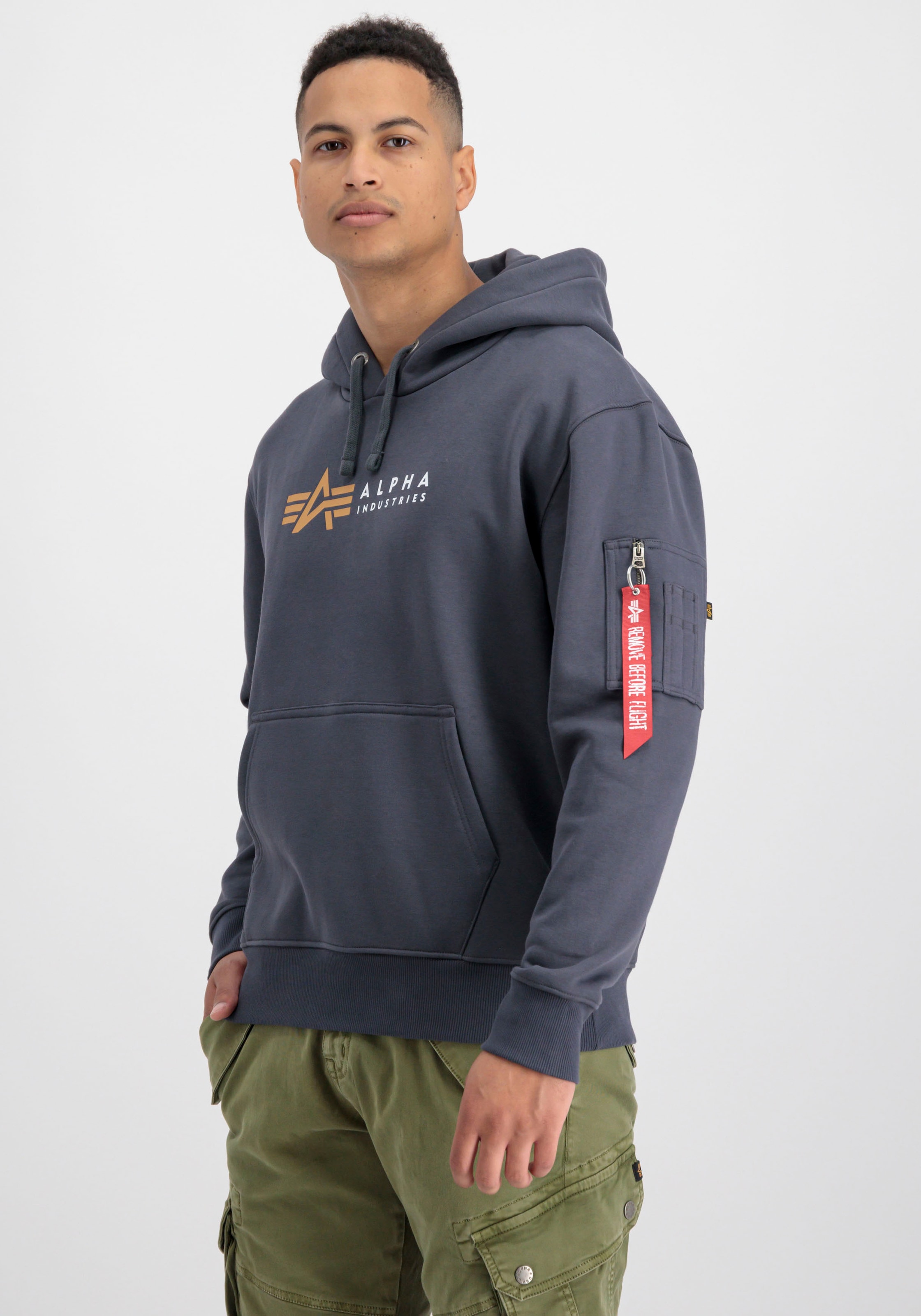 Alpha Industries Kapuzensweatshirt "Alpha Label Hoody" günstig online kaufen