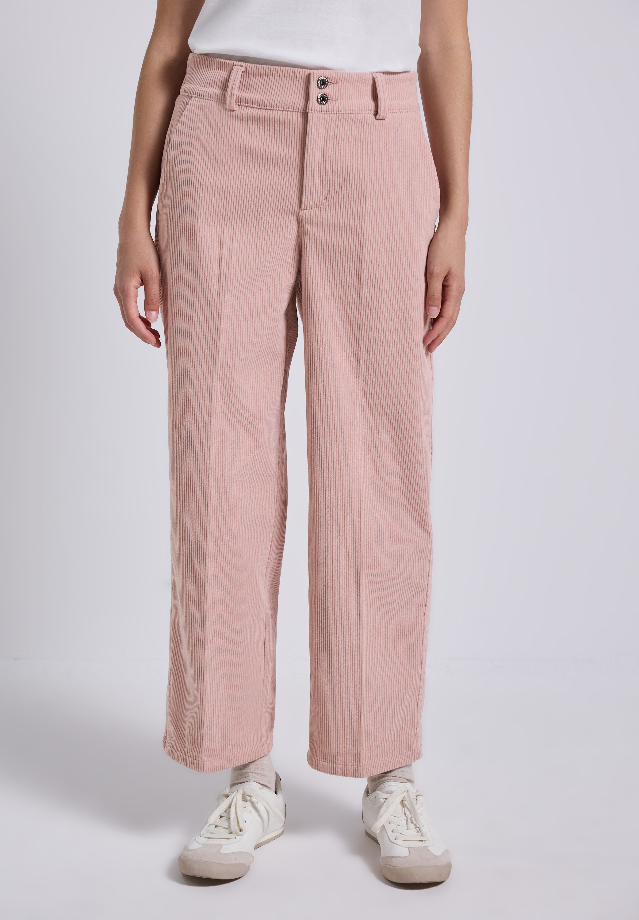 STREET ONE STUDIO Stoffhose, High Waist günstig online kaufen