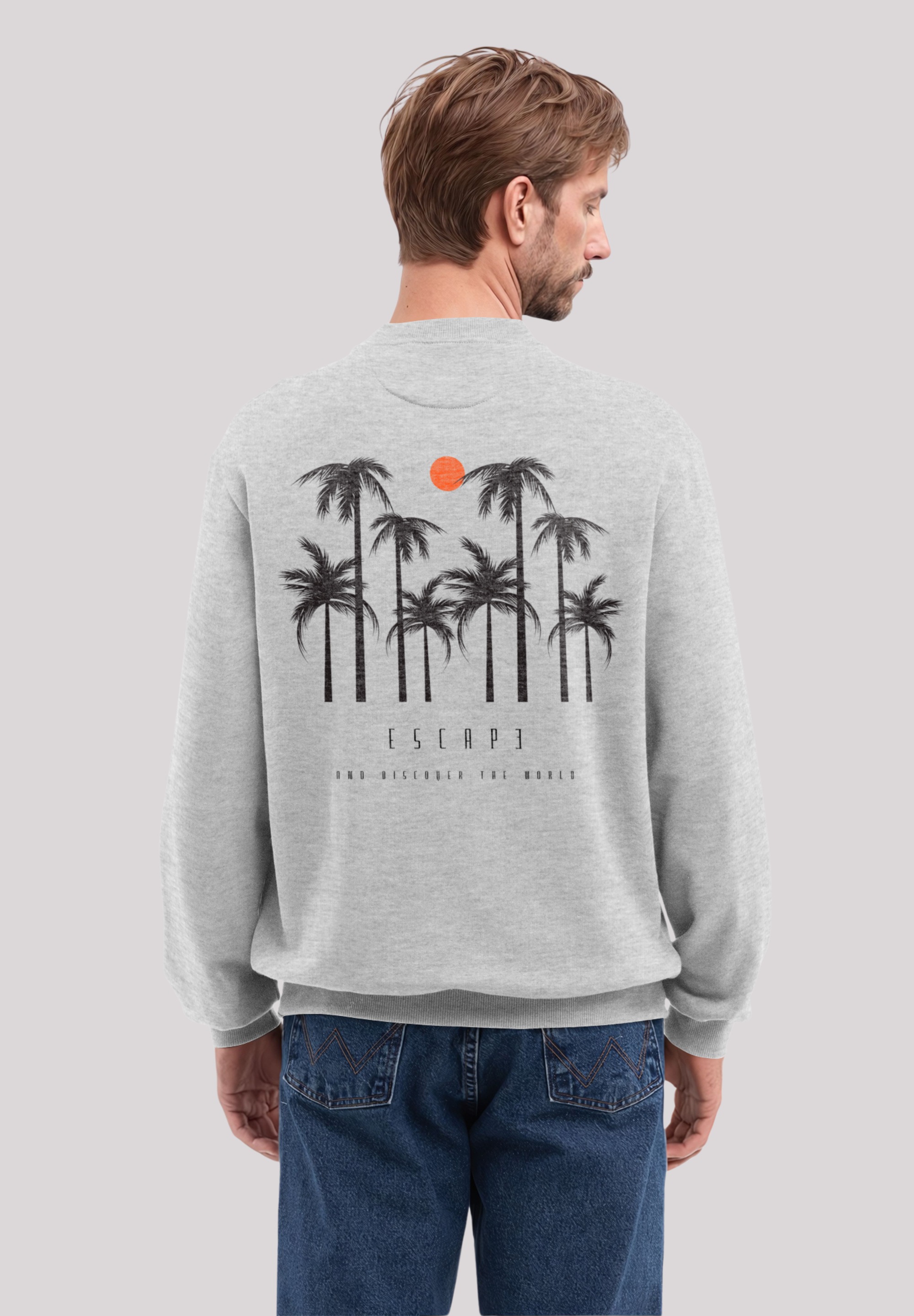 F4NT4STIC Sweatshirt "Escape Discover the World Palm Trees", Discover the W günstig online kaufen