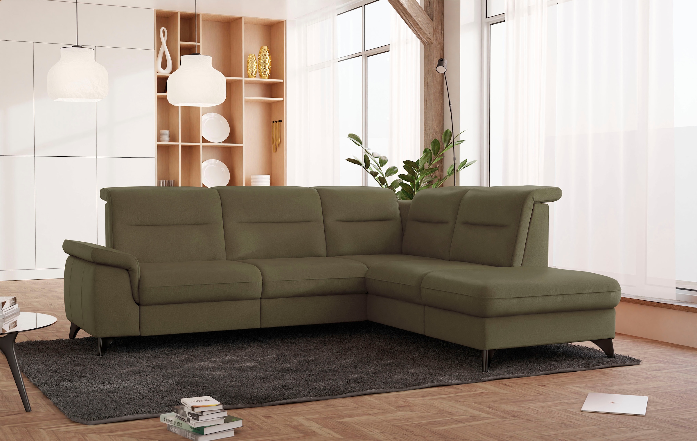 sit&more Ecksofa "Astoria L-Form", wahlweise mit motorischer Relaxfunktion günstig online kaufen