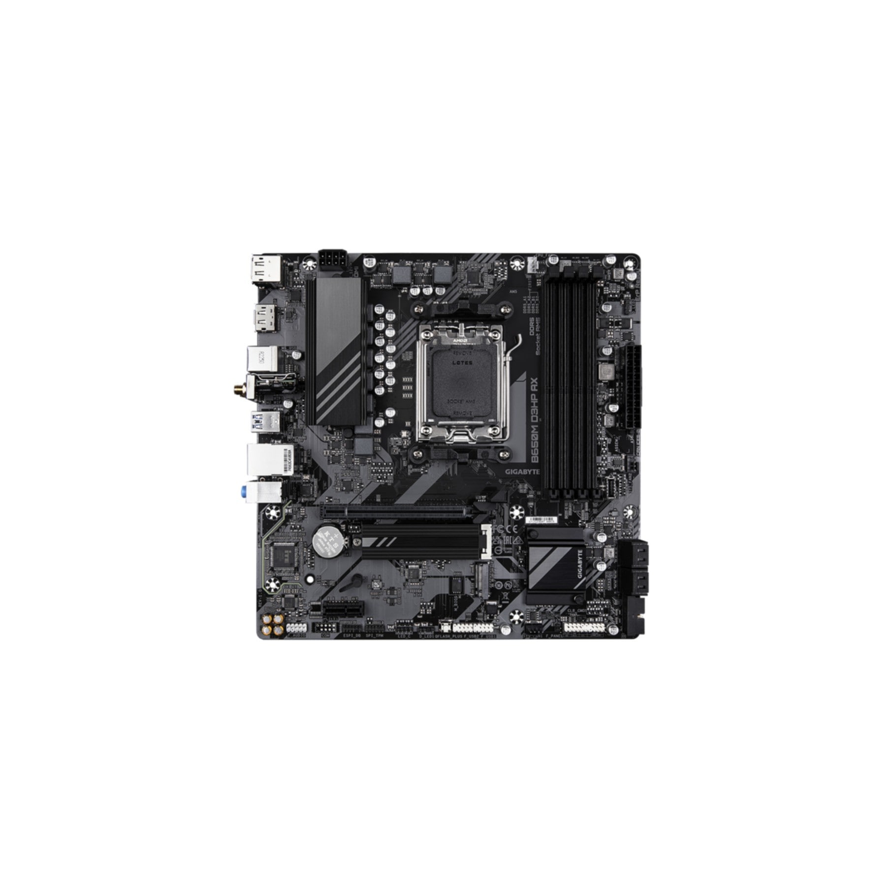 Gigabyte Mainboard »B650M D3HP AX Mainboard - AMD Ryzen 9000er-Serie, 5+2+2 Phasen VRM, bi«