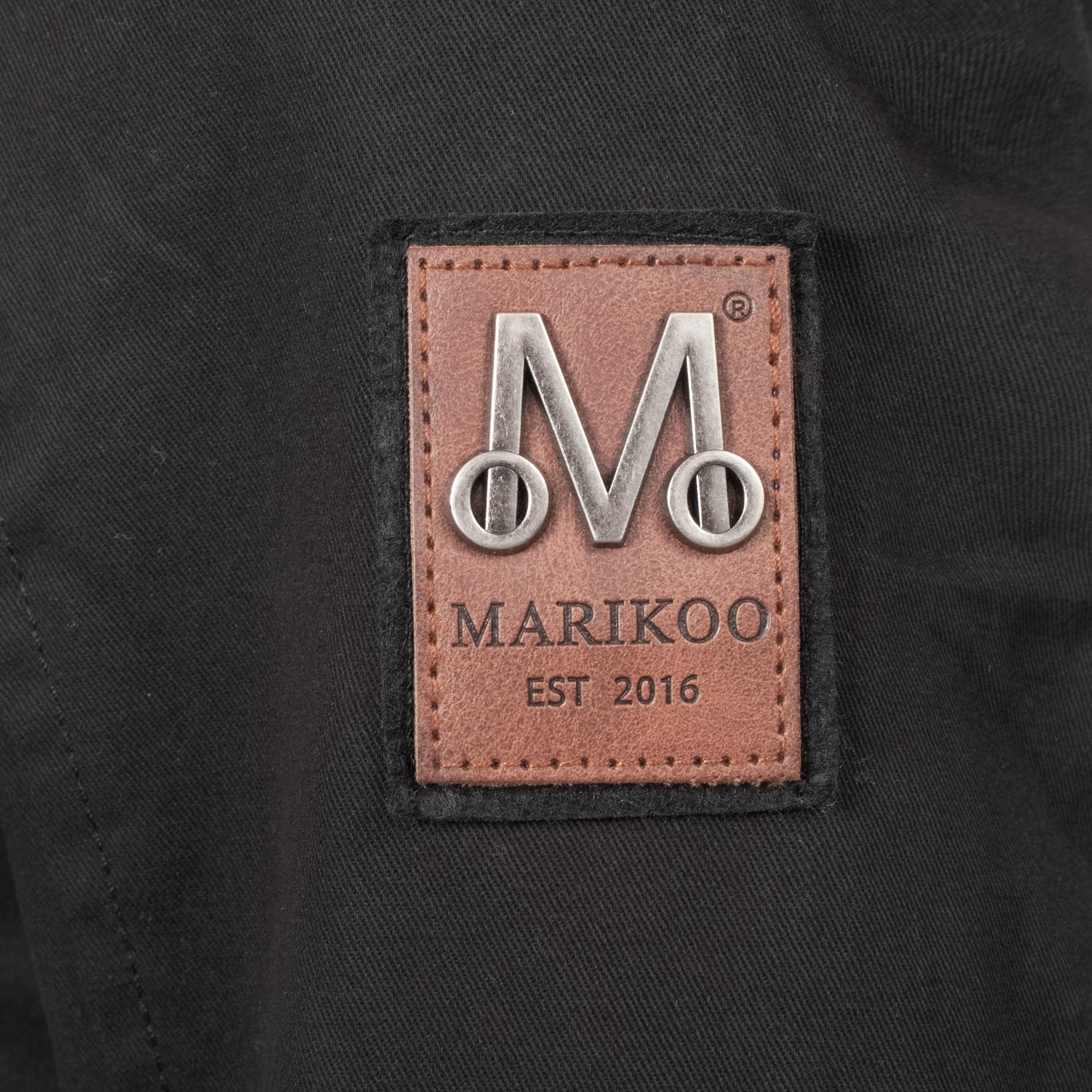 Marikoo Outdoorjacke »Nyokoo«, mit Kapuze, modische Baumwoll Übergangsjacke mit großer Kapuze