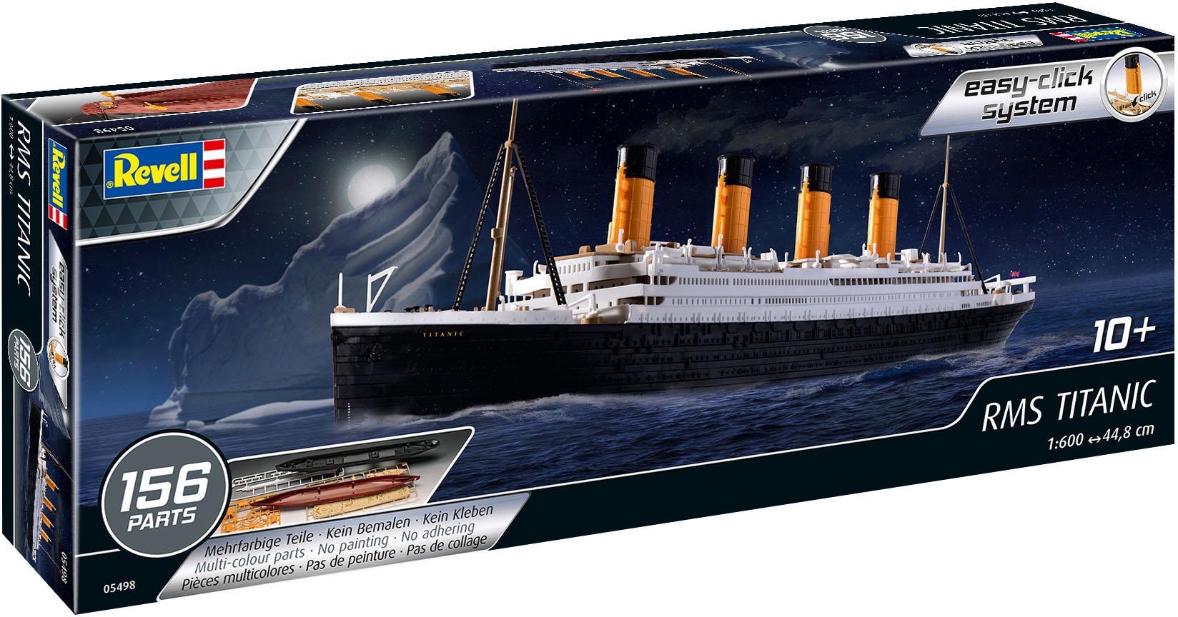 Revell® Modellbausatz »easy-click RMS TITANIC«, 1:600, Made in Europe