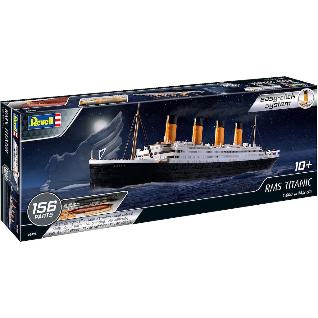 Revell® Modellbausatz »easy-click RMS TITANIC«, 1:600, Made in Europe