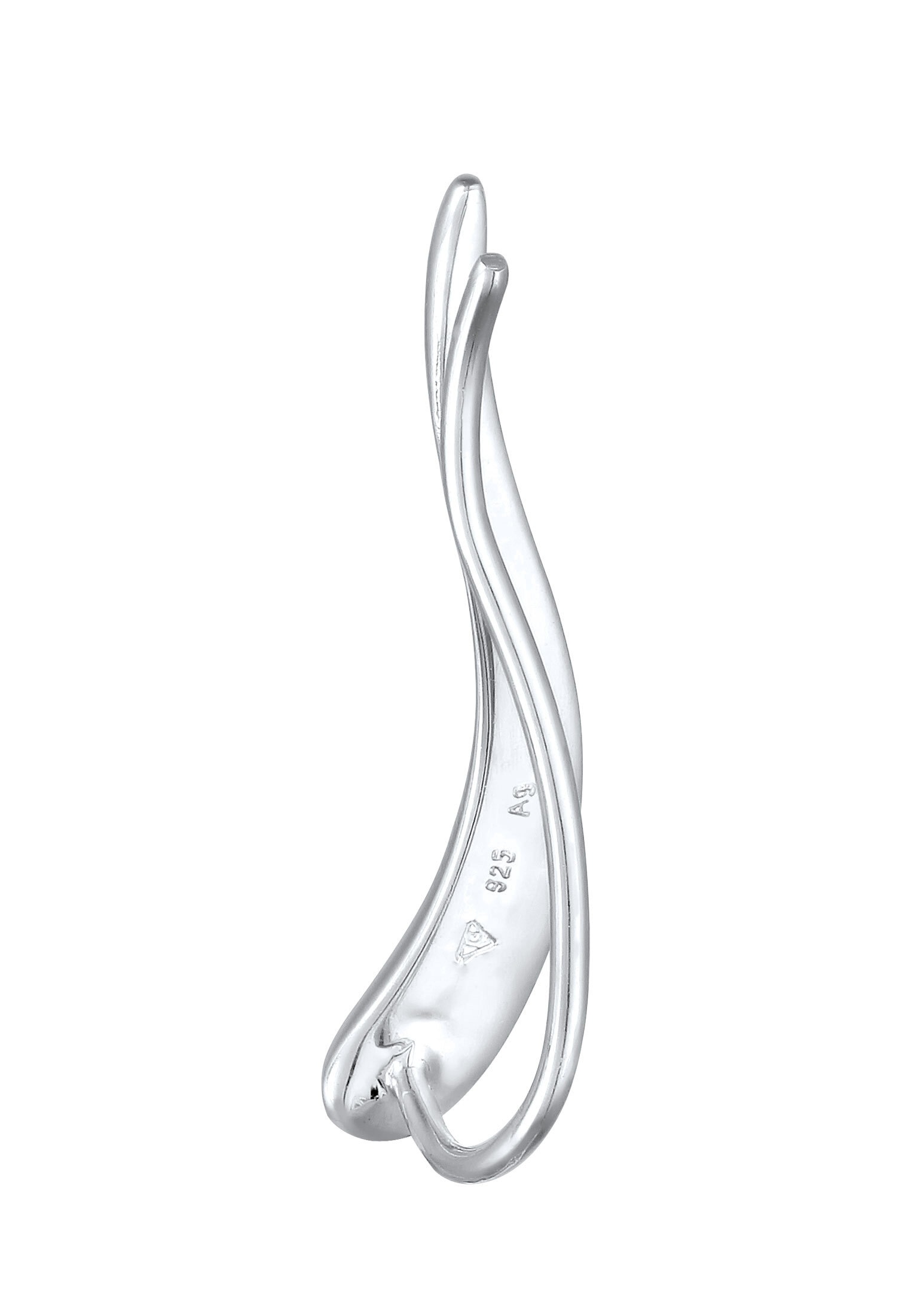 Elli Ohrklemme »Ohrringe Single Earclimber Ohrklemme Geschwungen 925 Silber (1 Stück)«
