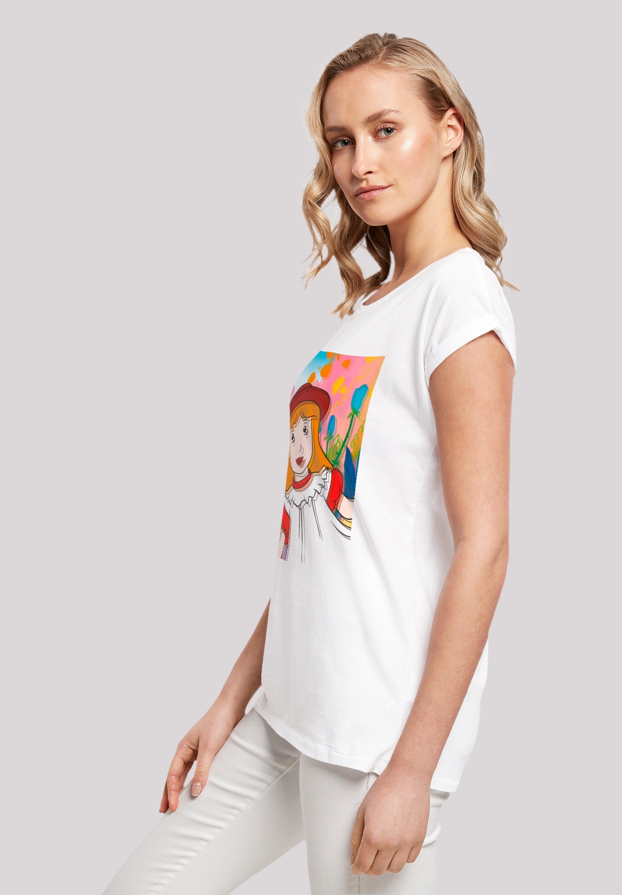 F4NT4STIC T-Shirt »Alice im Wunderland Double Alice«, Retro, Heroes of Childhood, TV Serie