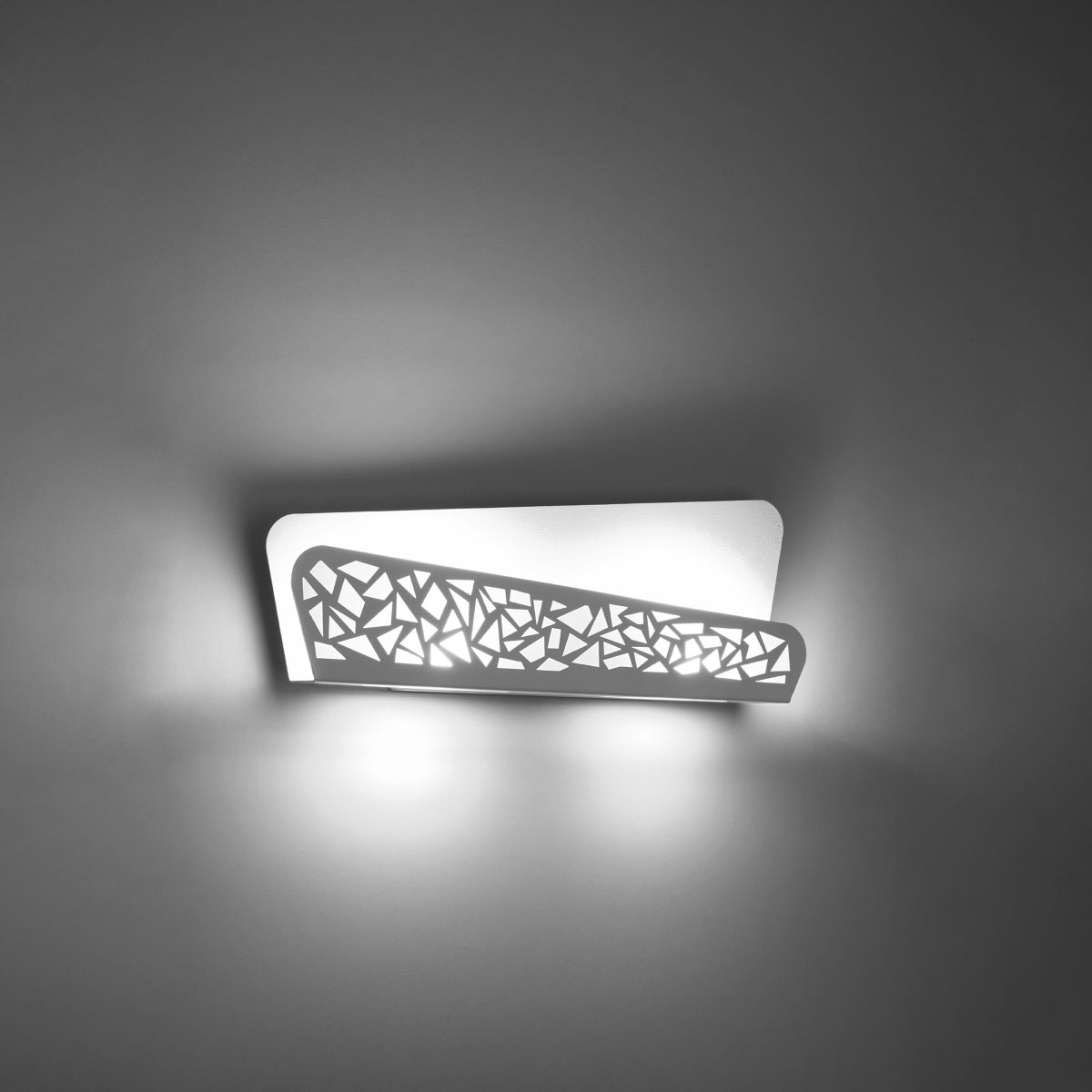 SOLLUX lighting Wandleuchte »ALIZA«, 2 flammig, Leuchtmittel G9 | ohne Leuchtmittel, Schattenperforation