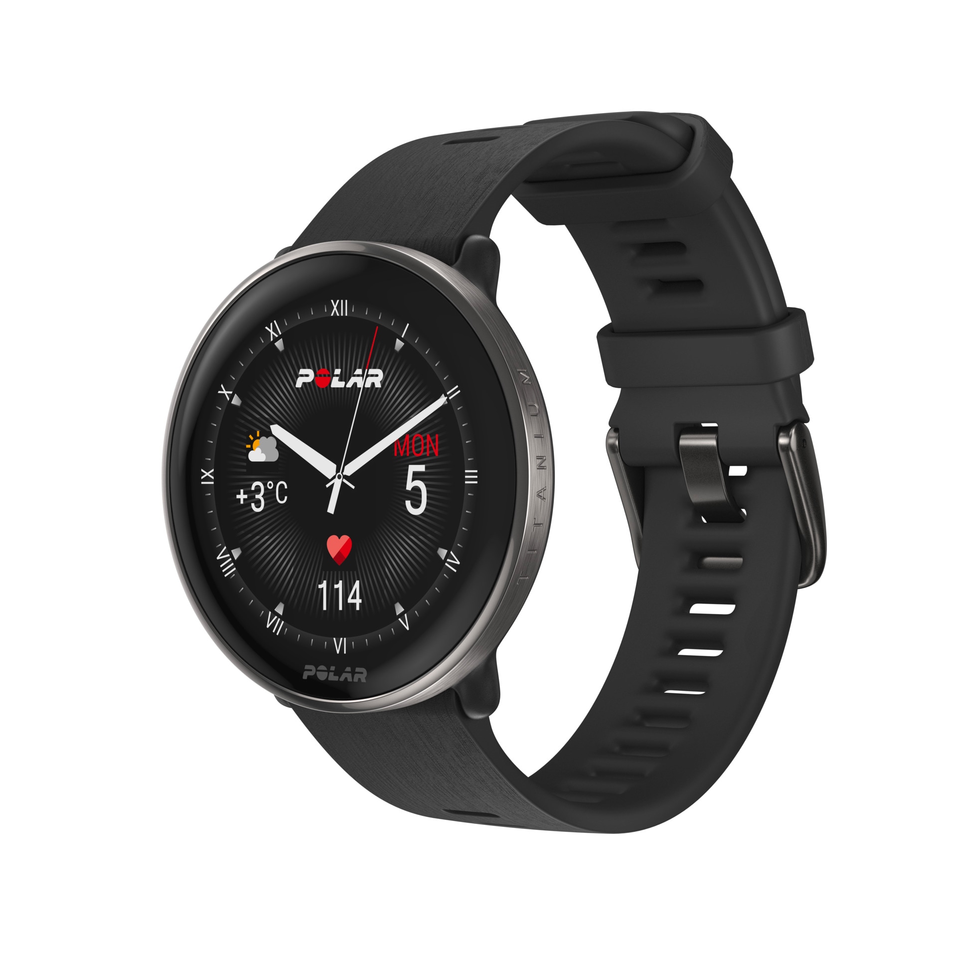 POLAR Smartwatch "IGNITE 3 TITANIUM", grau, Smartwatches