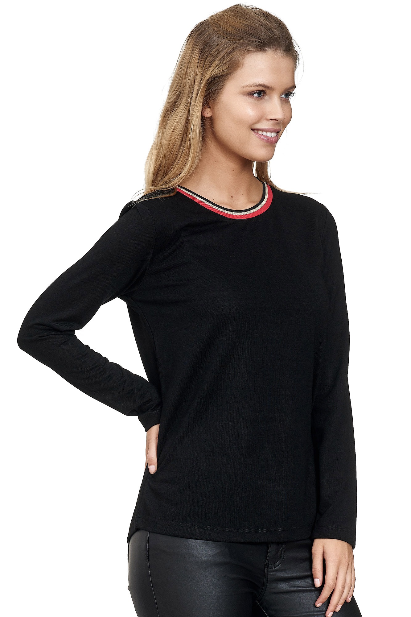 Decay Langarmshirt, mit Rundhals-Ausschnitt