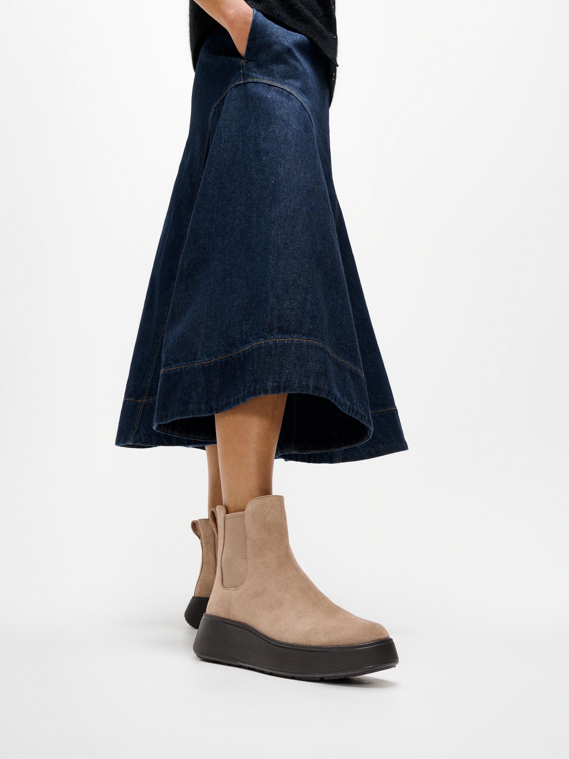 Fitflop Chelseaboots »F-MODE«, Chunky Boots mit Plateausohle