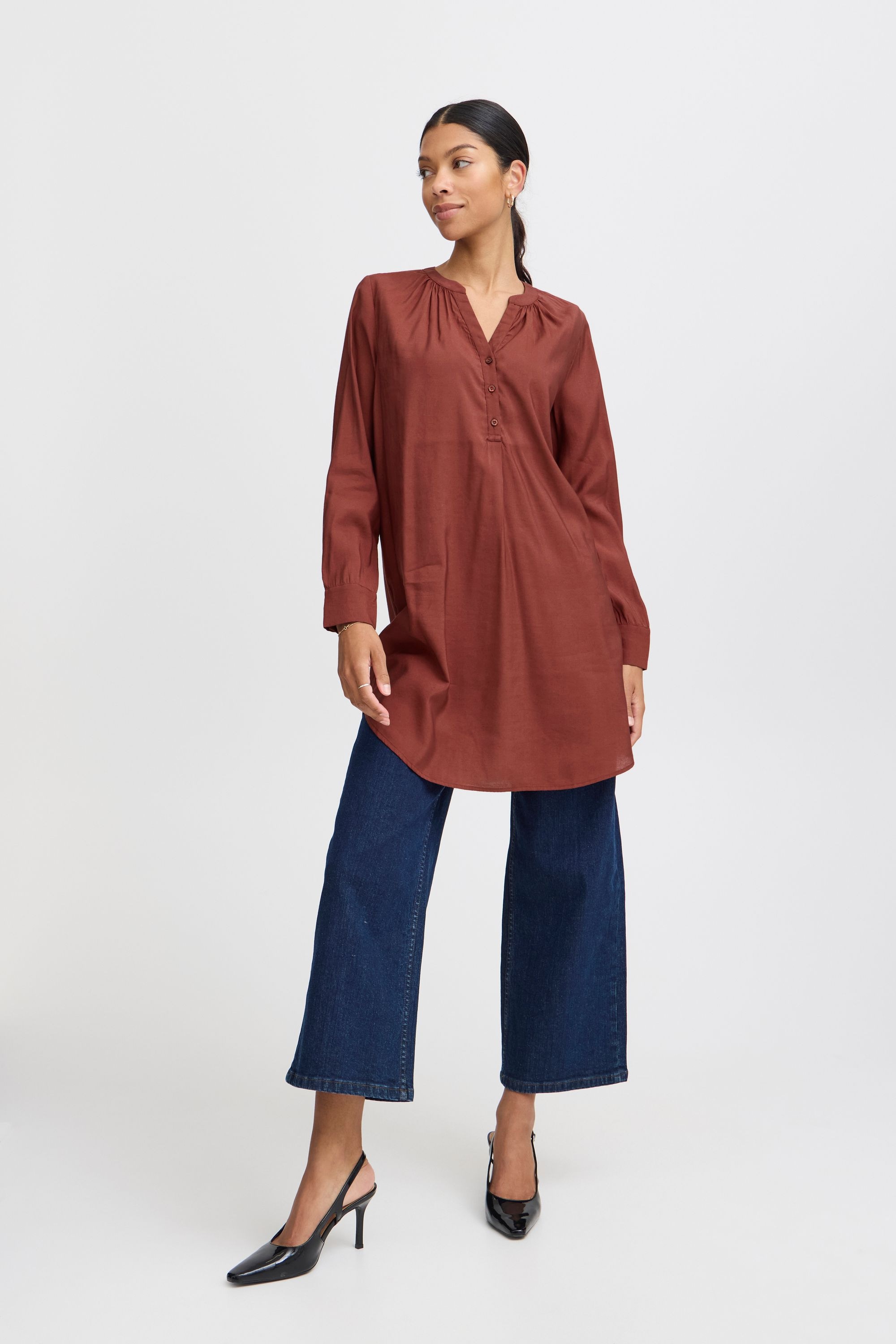 b.young Longbluse »Tunika BYHILLA TUNIC SHIRT -«