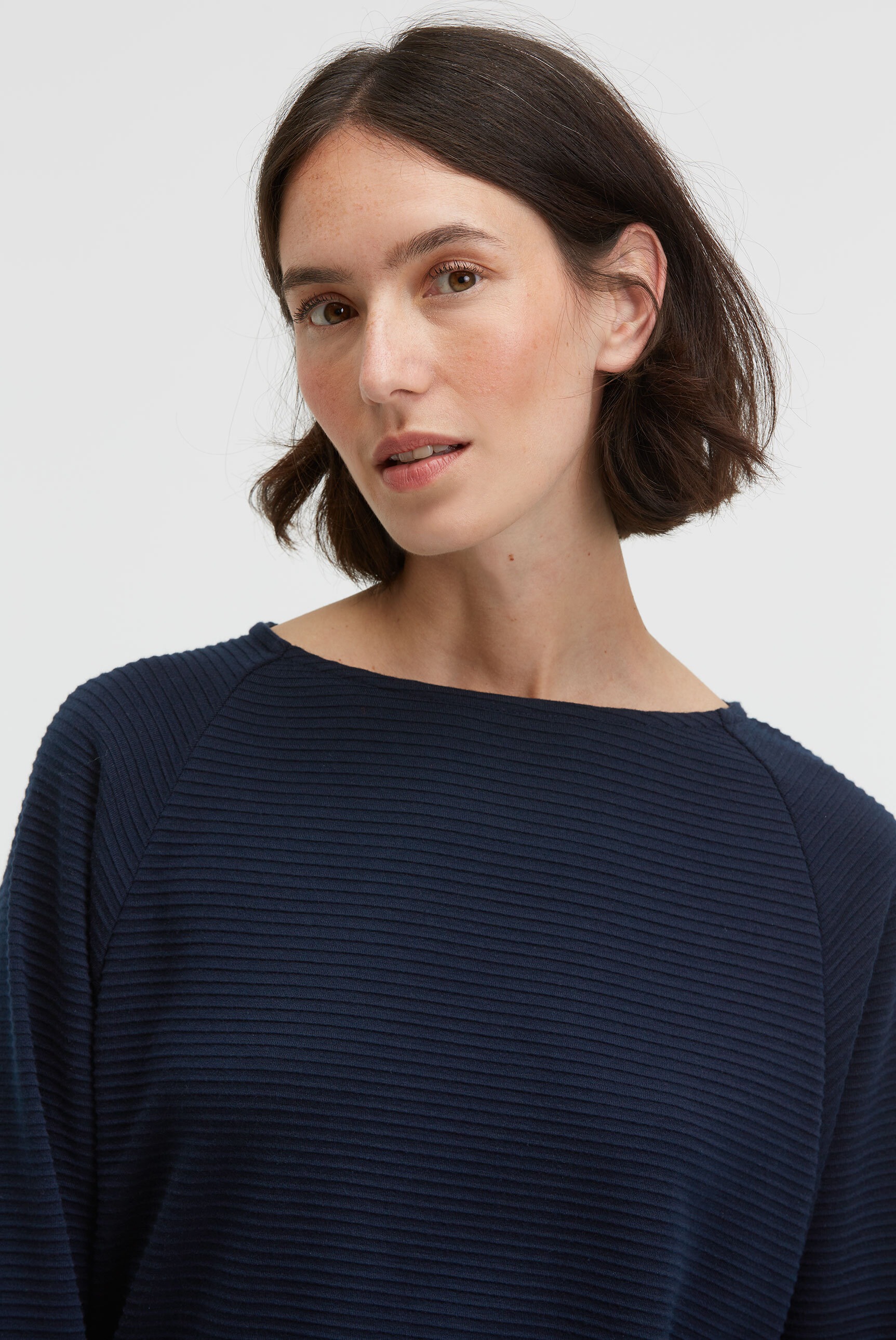 SENSES.THE LABEL Sweater mit verkürzten Ärmeln