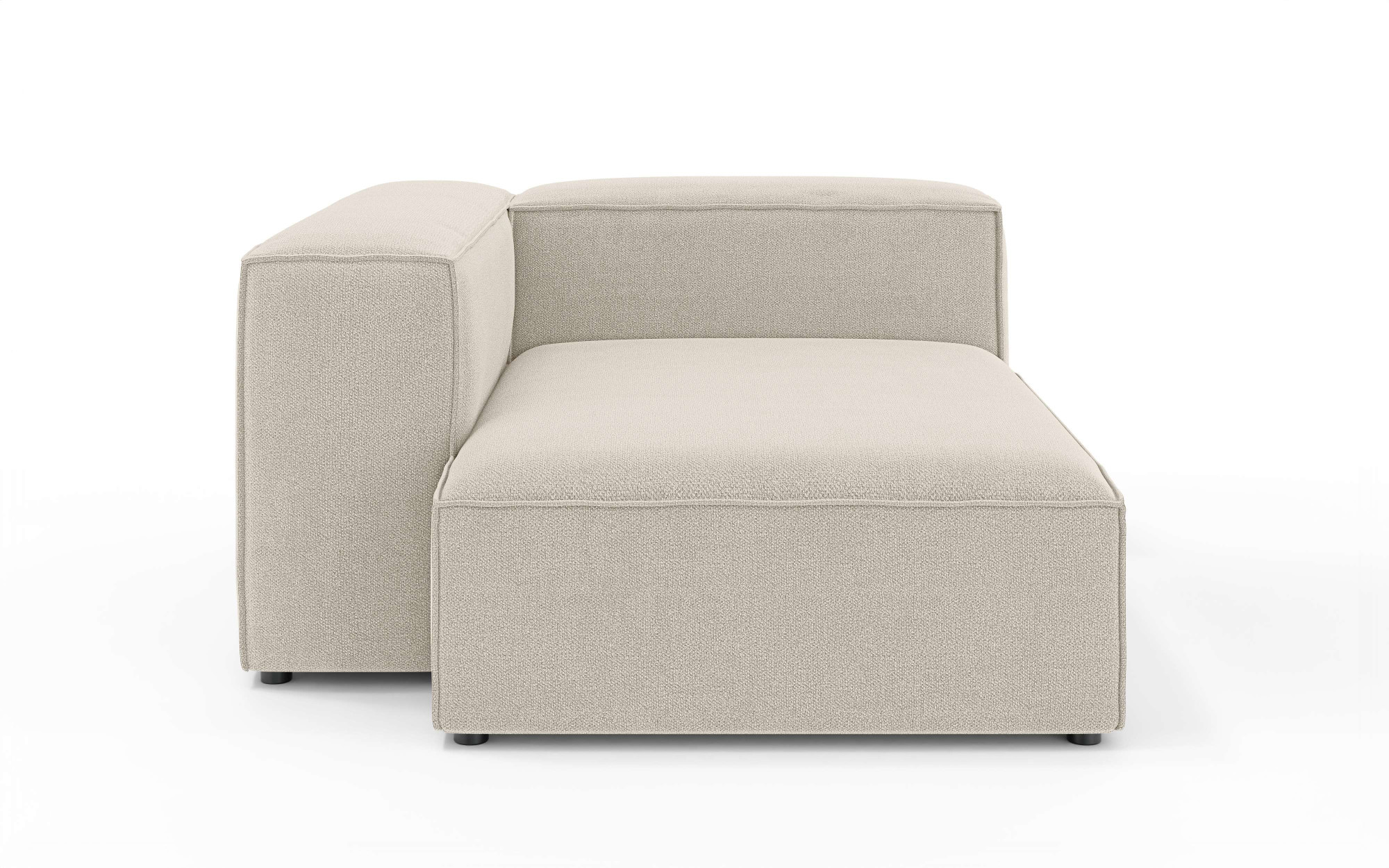 OTTO home Ottomane "XL HAILY links/rechts bestellbar, extra tief, Maße B/T/H: 130/160/72cm" als Modul oder separat verwendbar, für individuelle Zusammenstellung
