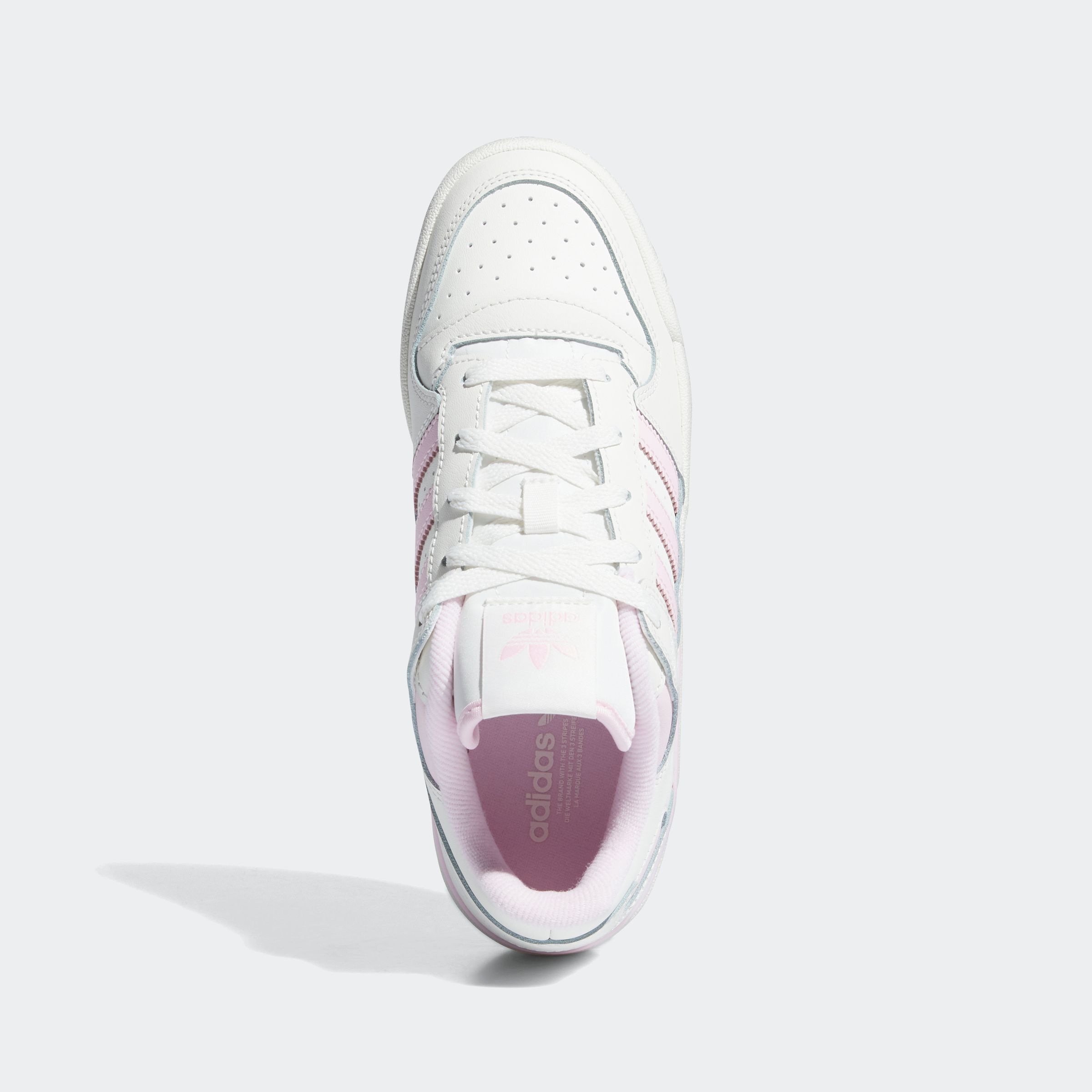 Sneaker ADIDAS ORIGINALS "FORUM LOW CL", Damen, Gr. 37, weiß (cloud weiß, clear pink, cloud weiß), Baumwolle, Synthetik, Schuhe Sneaker 3