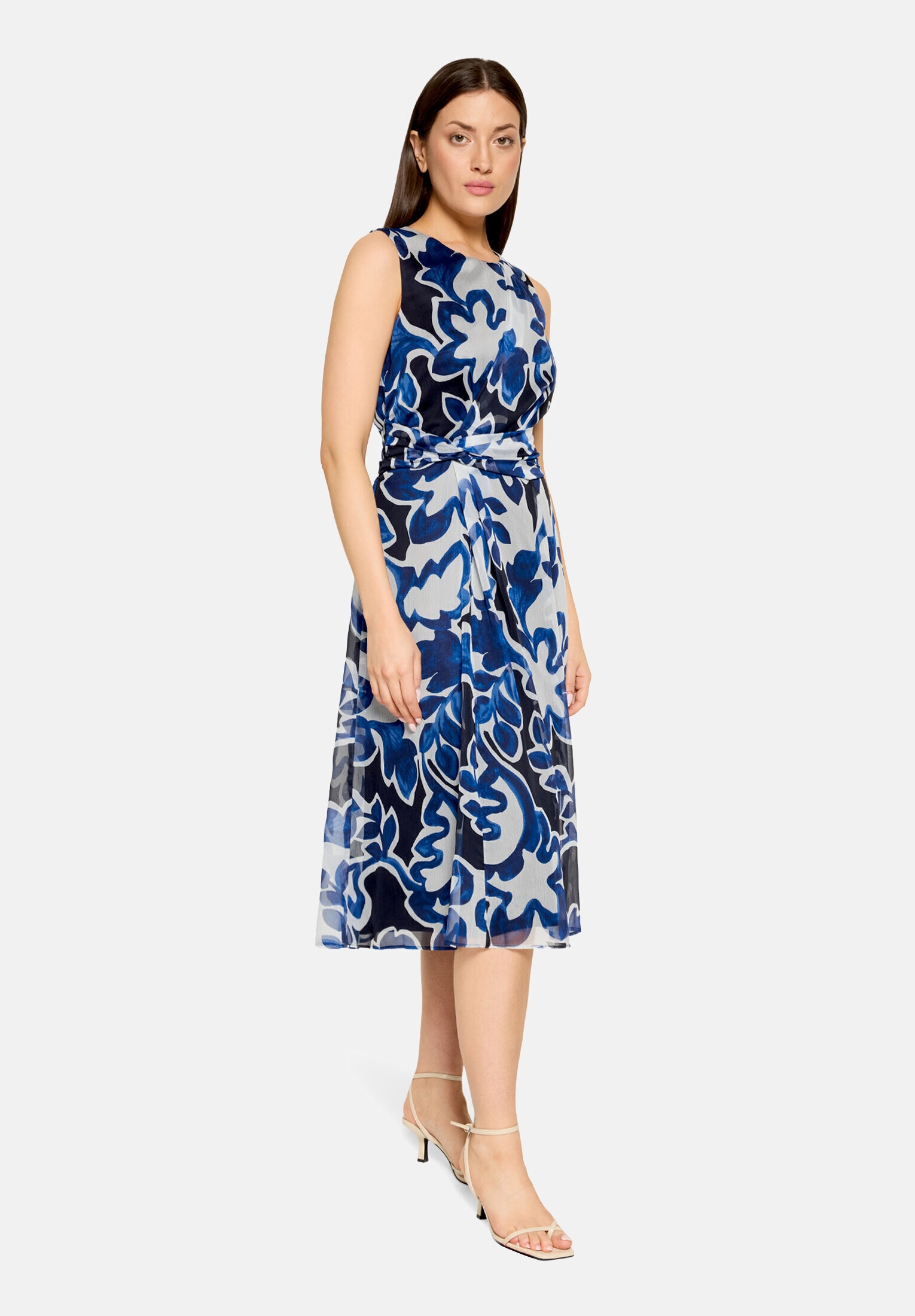 Betty&Co Chiffonkleid "Damen ohne Arm" Ohne Tasche