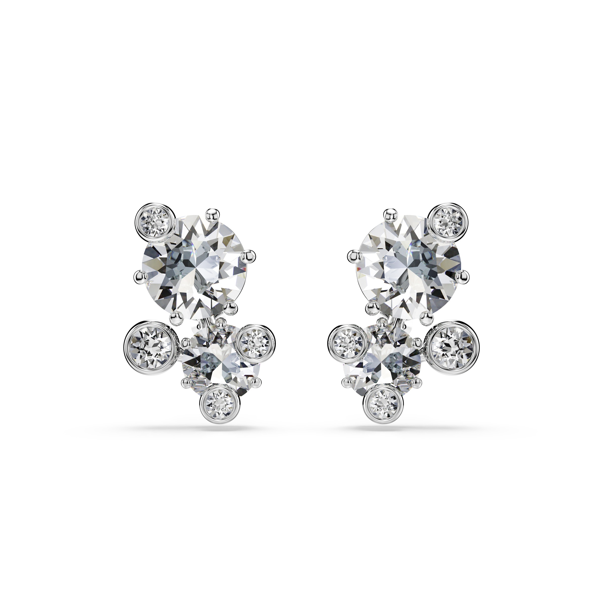Swarovski Paar Ohrstecker »Schmuck Geschenk Constella Ohrringe«, mit Swarovski® Kristall, Swarovski® Zirkonia (synth.)