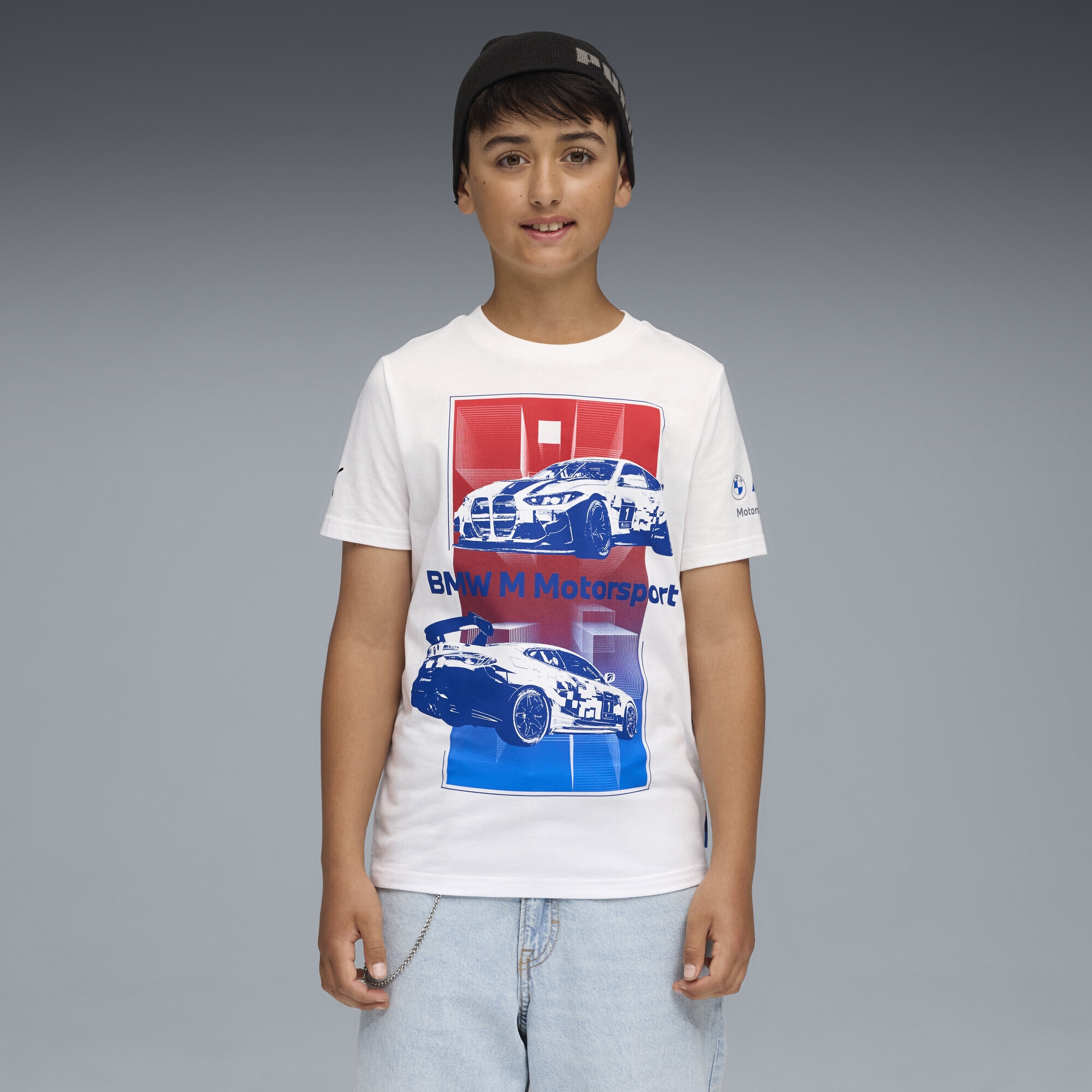 PUMA T-Shirt »BMW M Motorsport Kids Block T-Shirt Jugendliche«