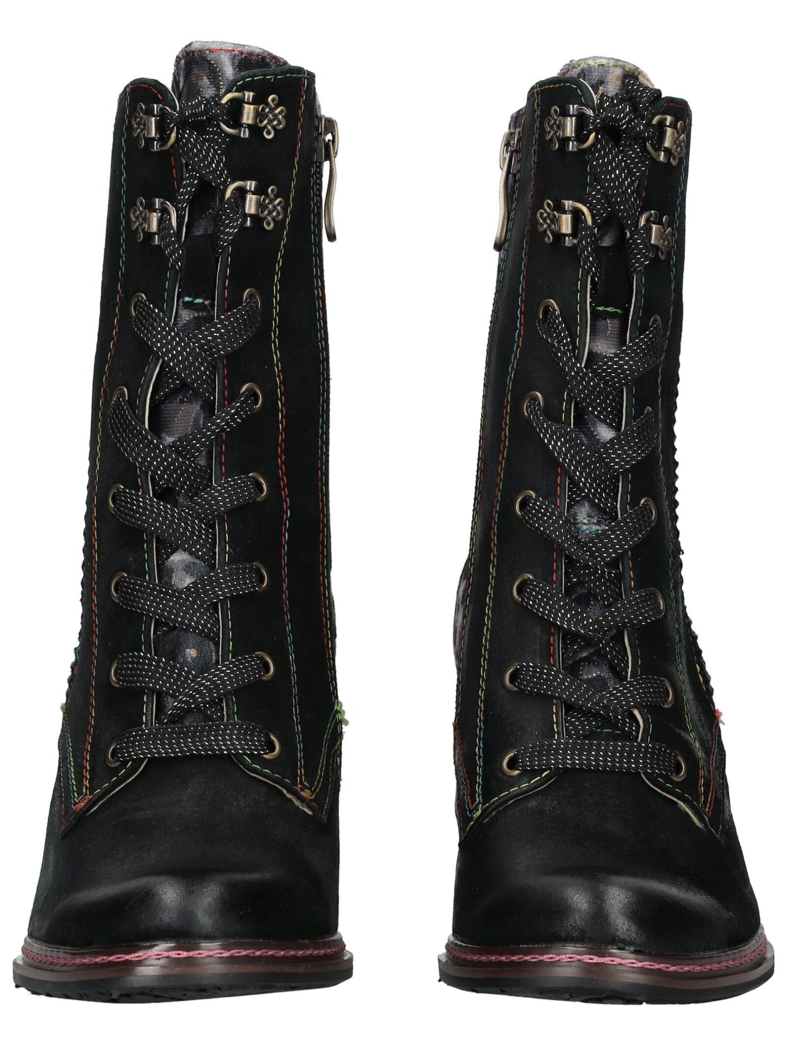 LAURA VITA Schnürstiefelette »LAURA VITA Stiefelette Leder/Textil«