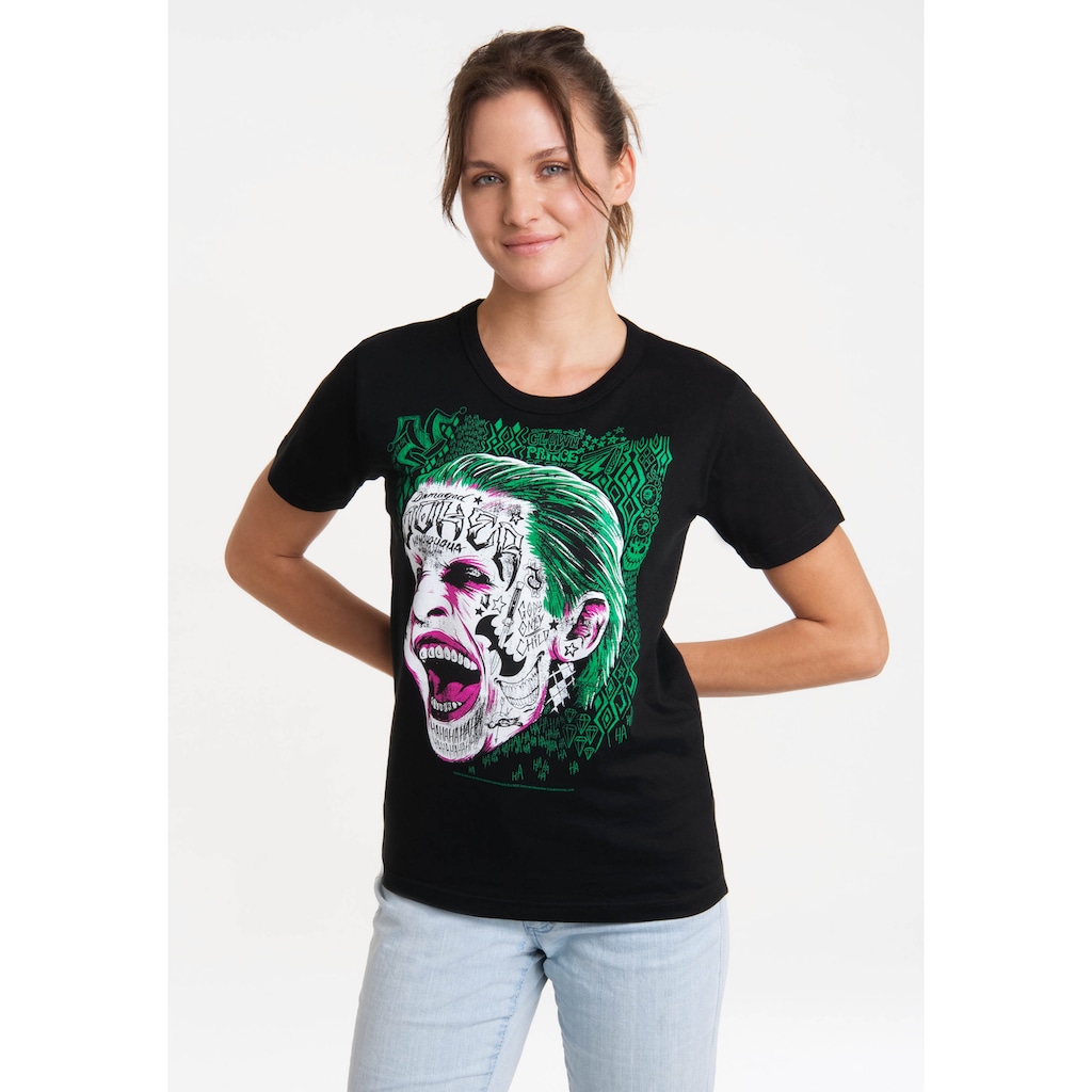 LOGOSHIRT T-Shirt »Suicide Squad Joker« mit lizenziertem Print
