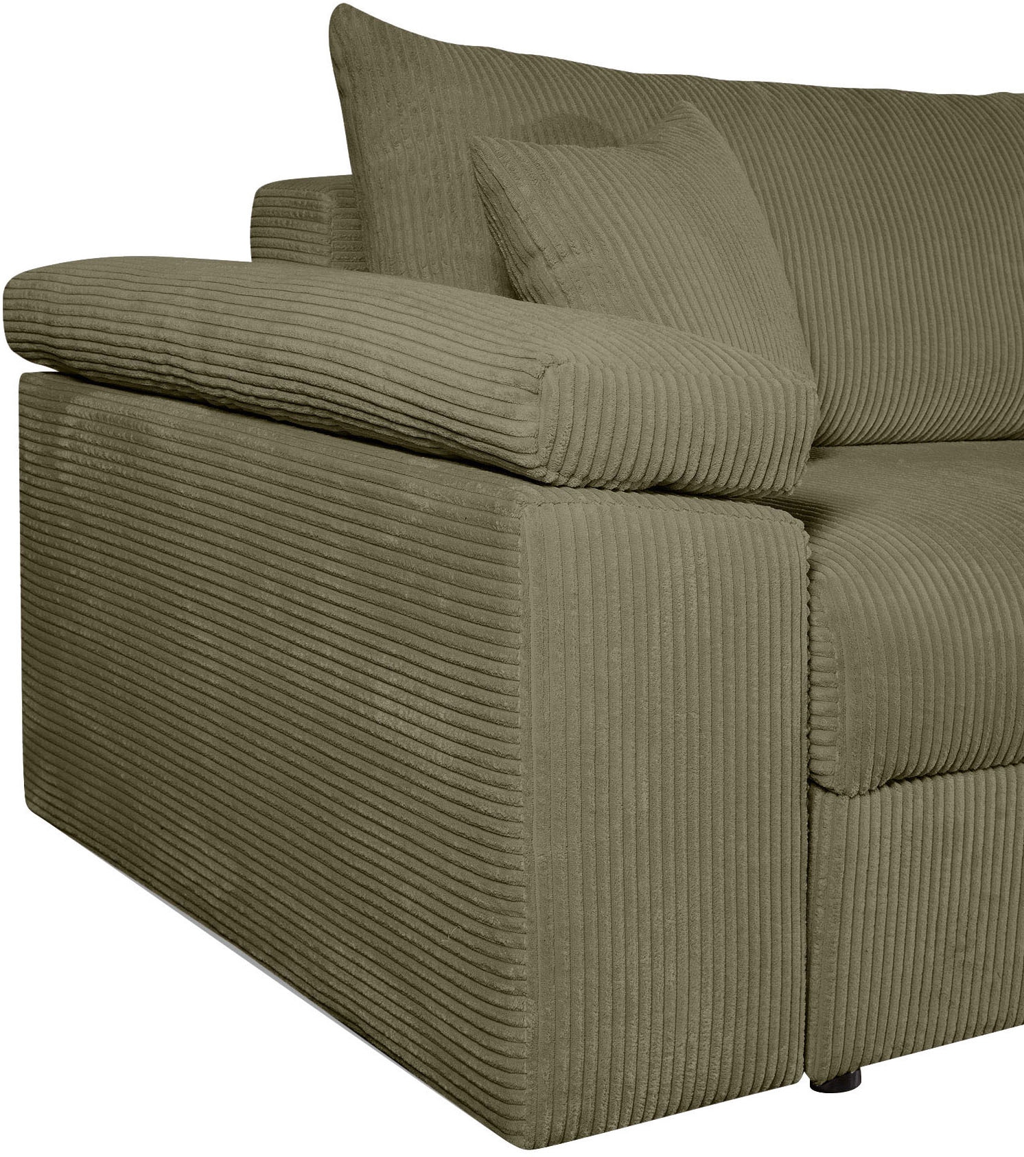 COLLECTION AB Schlafsofa »Mara, B: 249 cm, Liegefl. 139x195 cm« Dauer-Schlaffunktion, Bettkasten & Federkern, wahlweise mit Topper