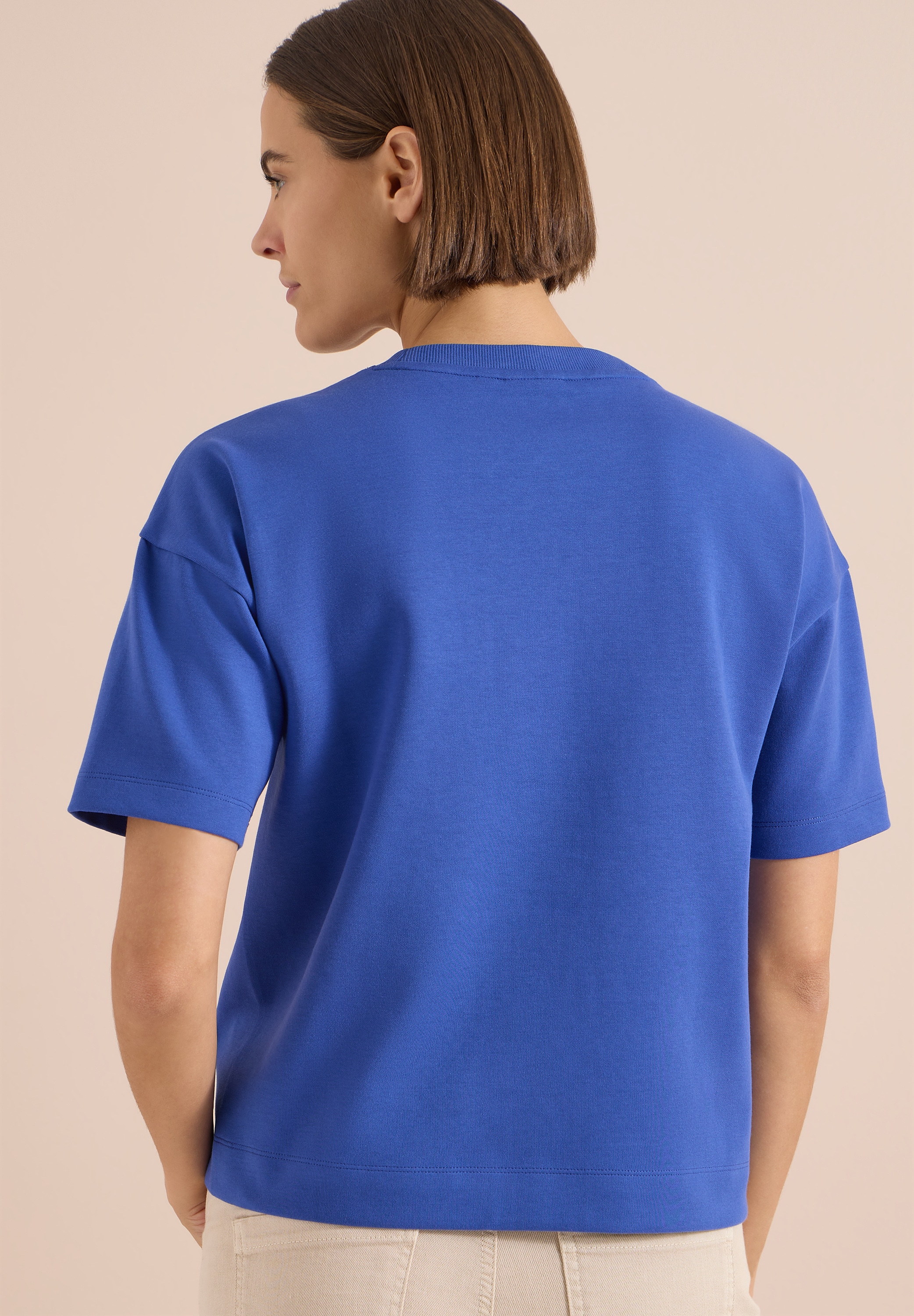 Cecil Sweater , Kurzarm Sweatshirt mit Embroidery
