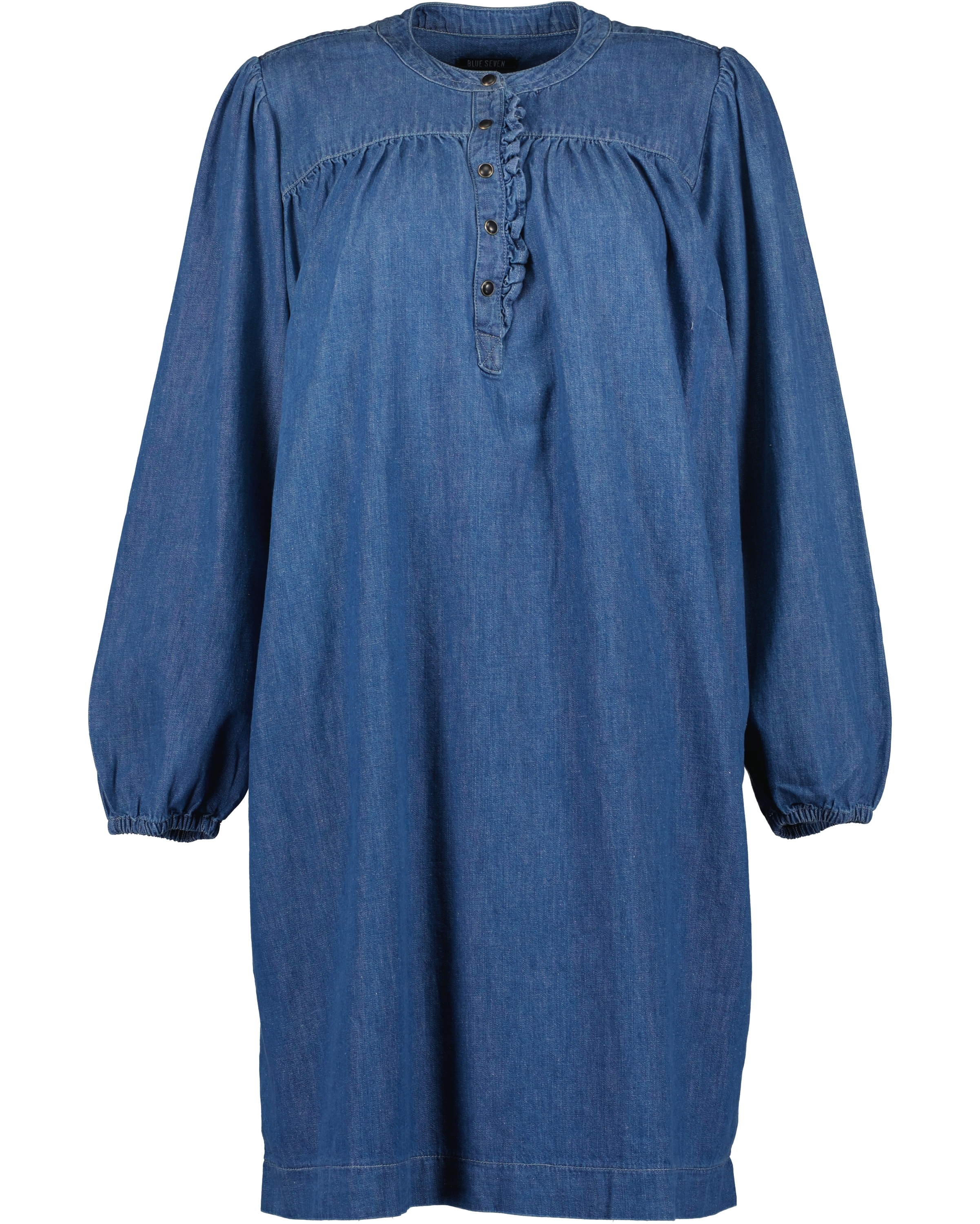 Blue Seven Sommerkleid "Jeanskleid" 1 tlg. Seitennahttasche